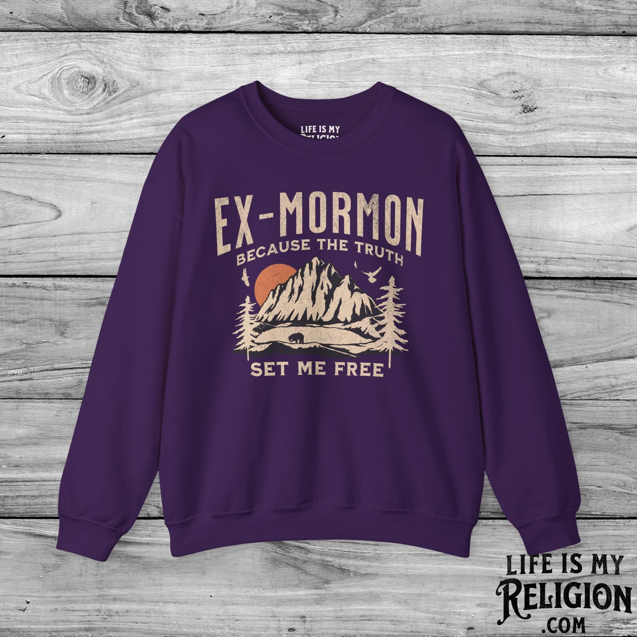 Ex-Mormon: Because The Truth Set Me Free - Crewneck Sweatshirt