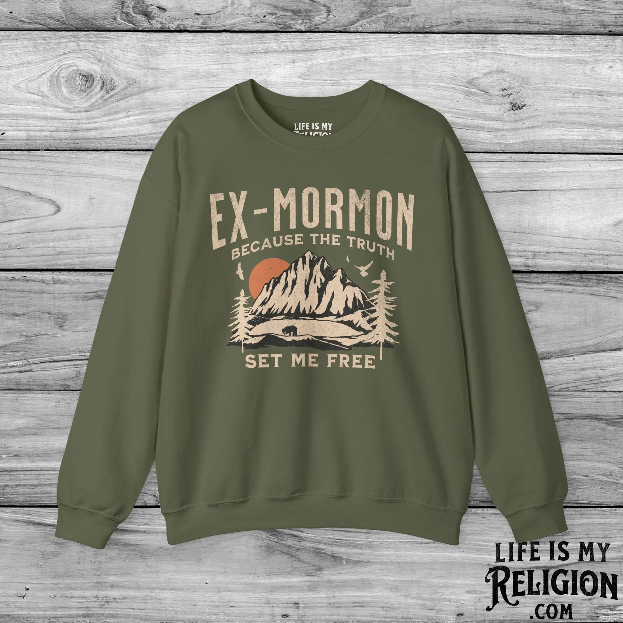 Ex-Mormon: Because The Truth Set Me Free - Crewneck Sweatshirt