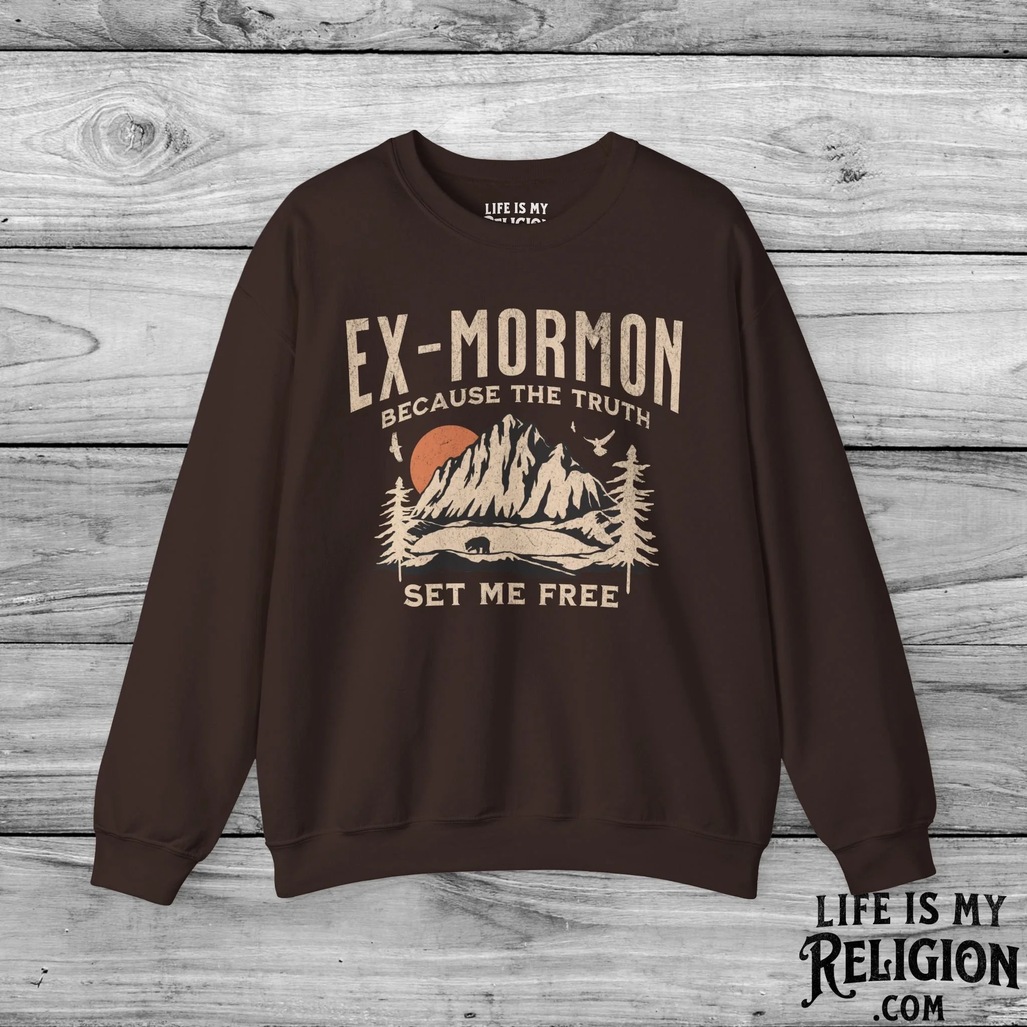 Ex-Mormon: Because The Truth Set Me Free - Crewneck Sweatshirt