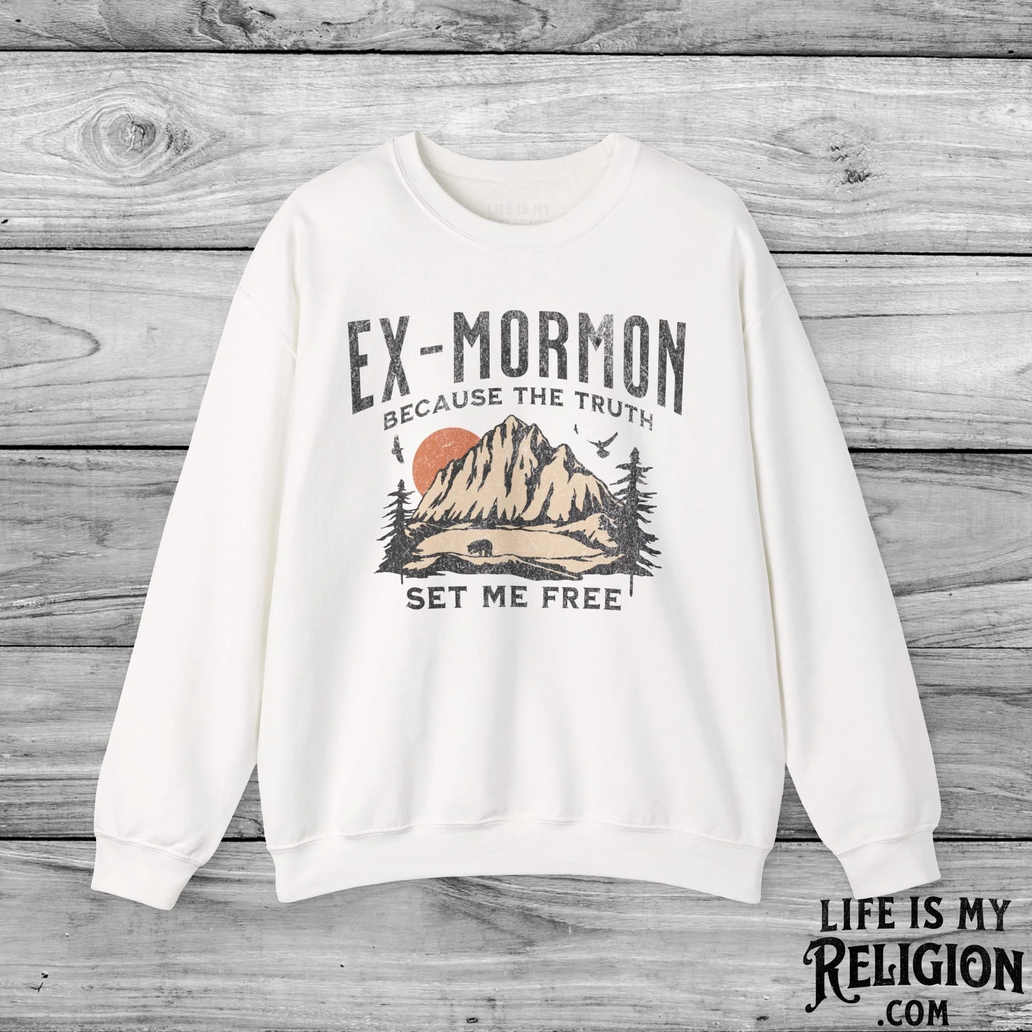 Ex-Mormon: Because The Truth Set Me Free - Crewneck Sweatshirt