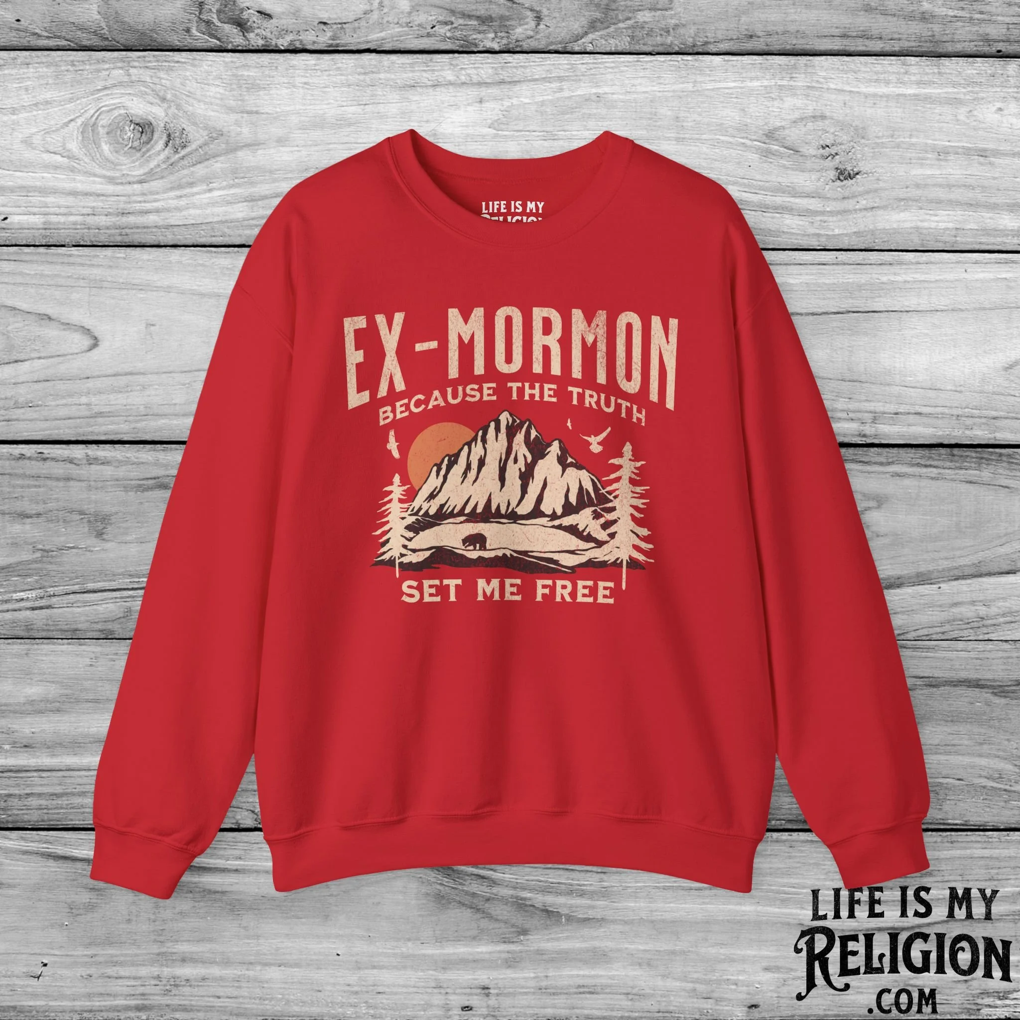 Ex-Mormon: Because The Truth Set Me Free - Crewneck Sweatshirt