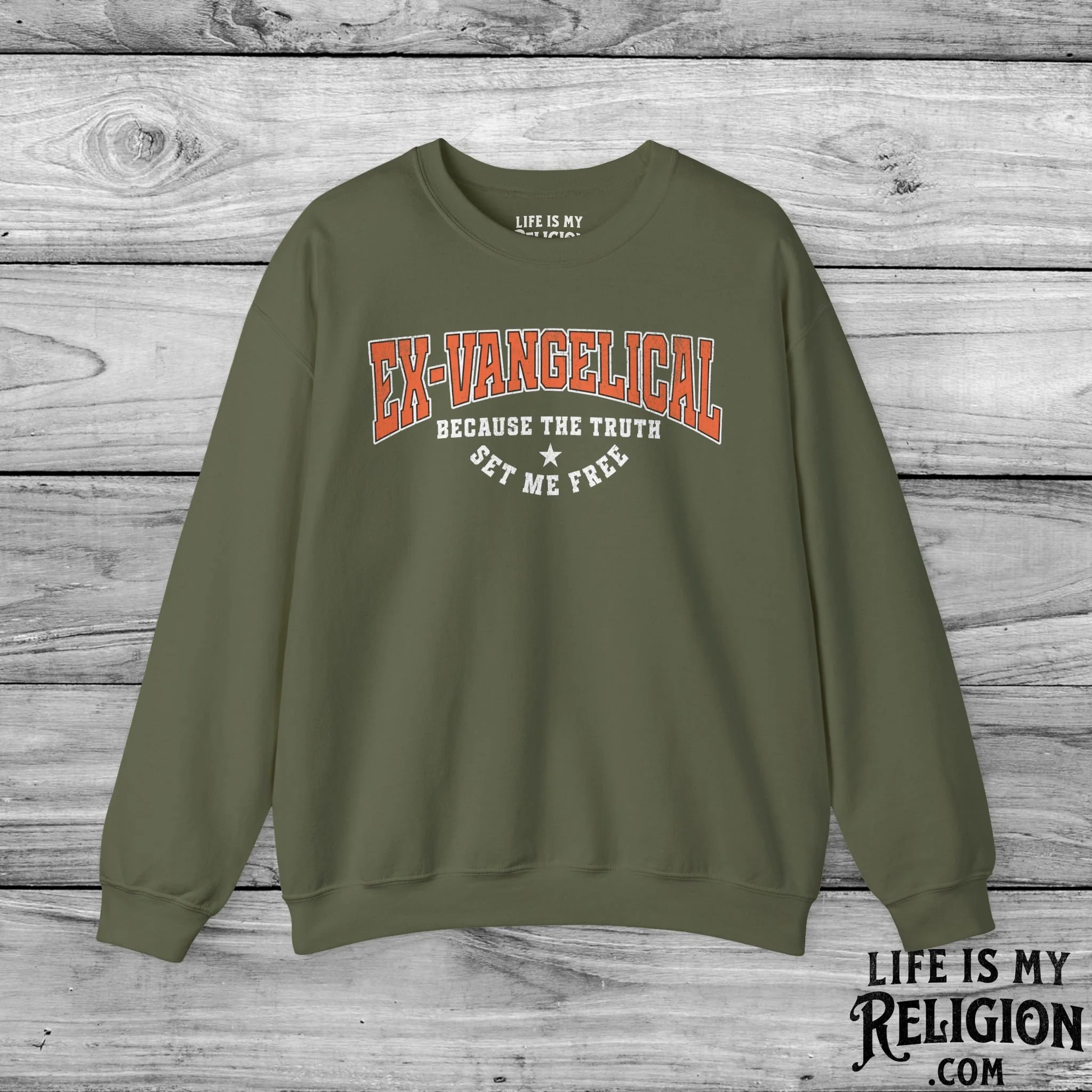 Ex-Vangelical: Because the Truth Set Me Free - Crewneck Sweatshirt