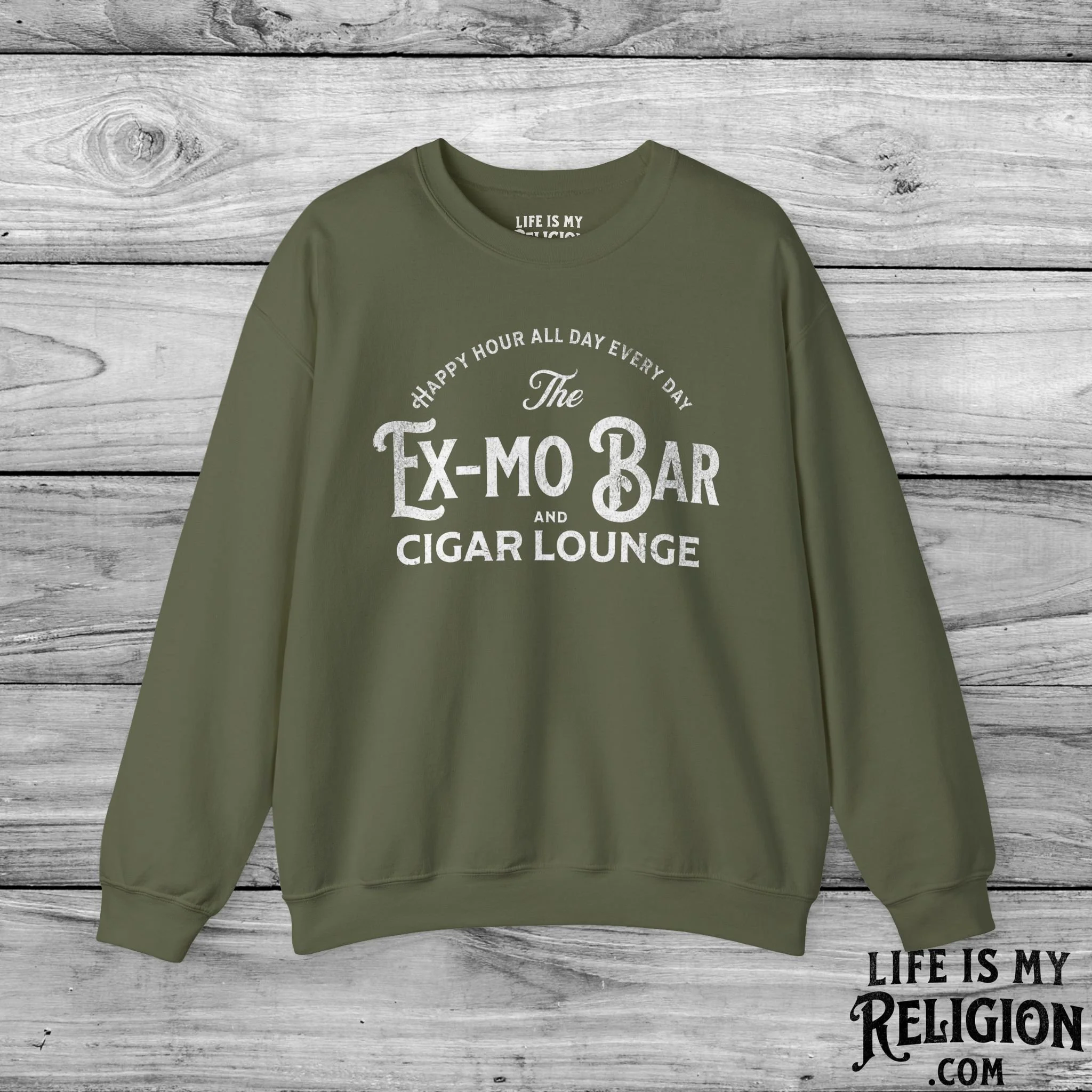 The Ex-Mo Bar and Cigar Lounge - Crewneck Sweatshirt