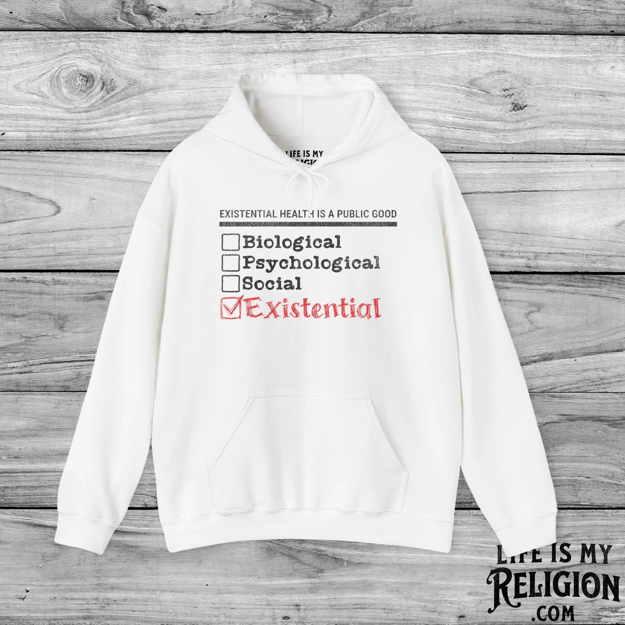 Existential Health Is a Public Good - Hoodie