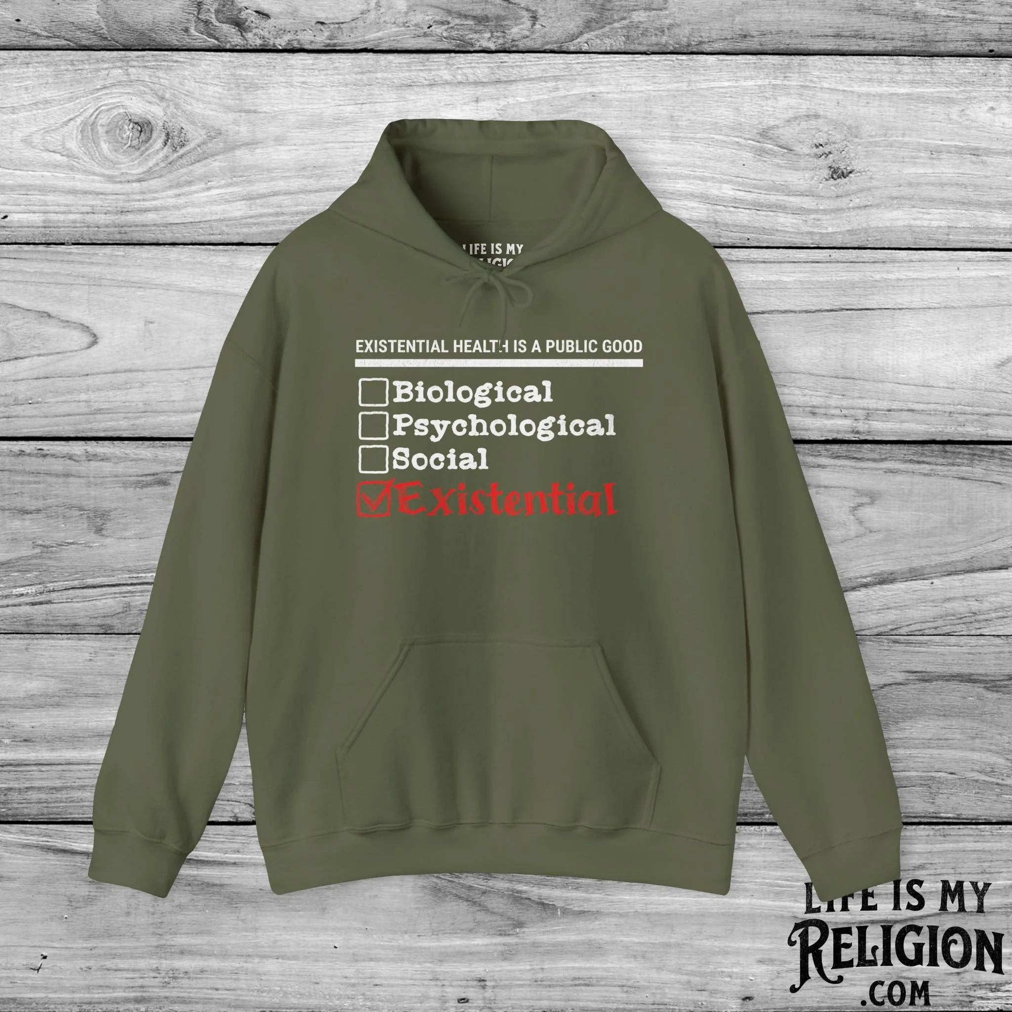 Existential Health Is a Public Good - Hoodie
