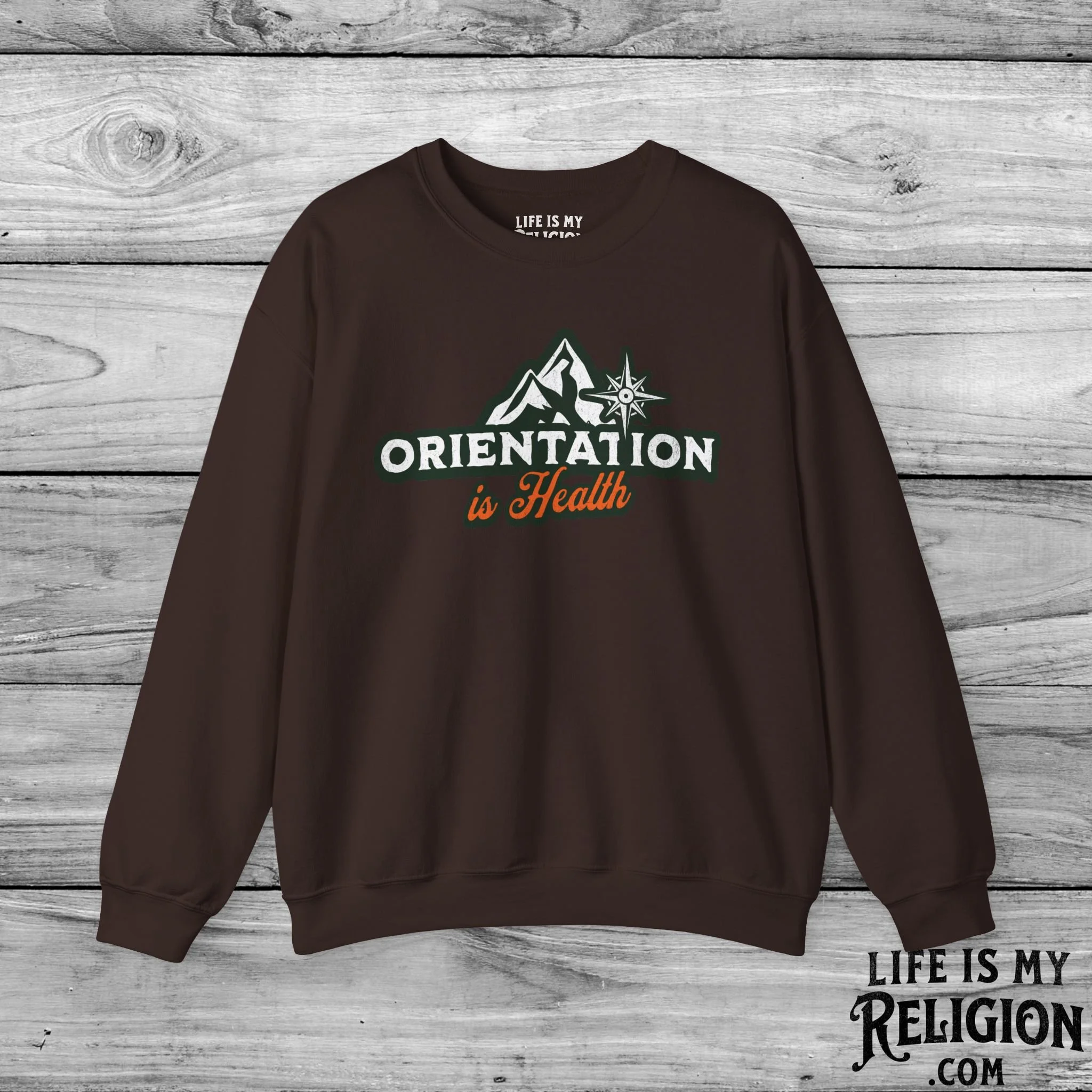 Orientation Is Health - Crewneck Sweatshirt