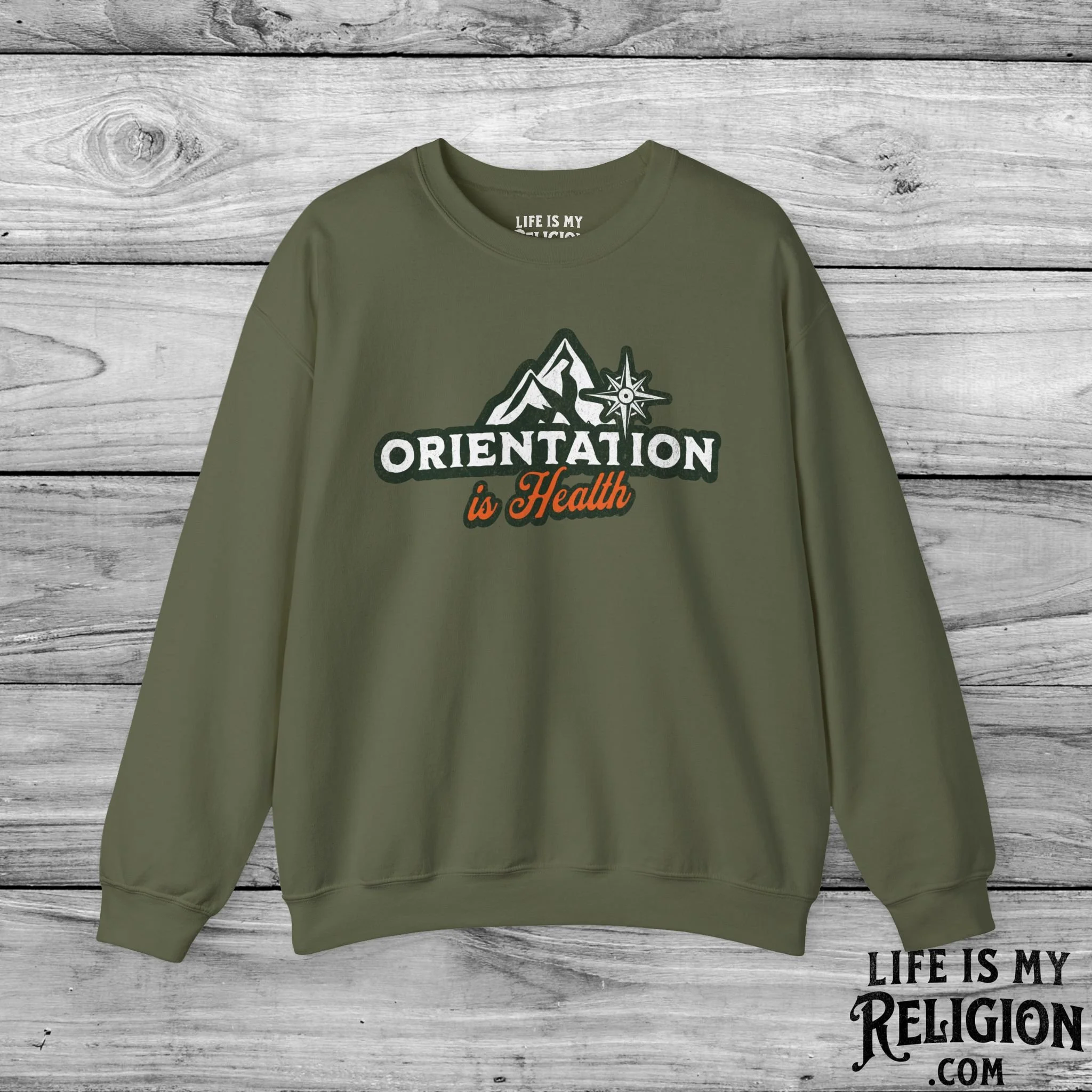 Orientation Is Health - Crewneck Sweatshirt