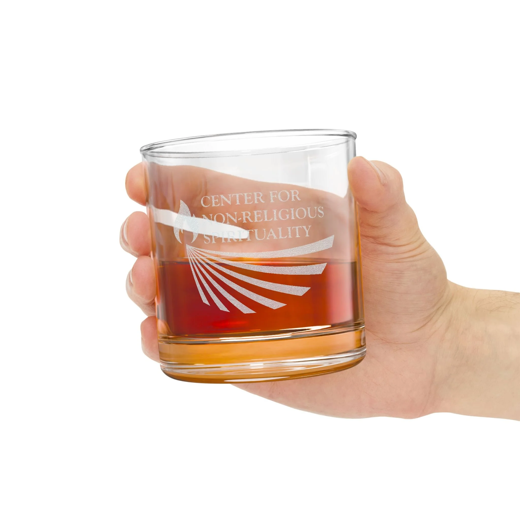 Engraved 10.5oz Whiskey Glass — CNRS Logo