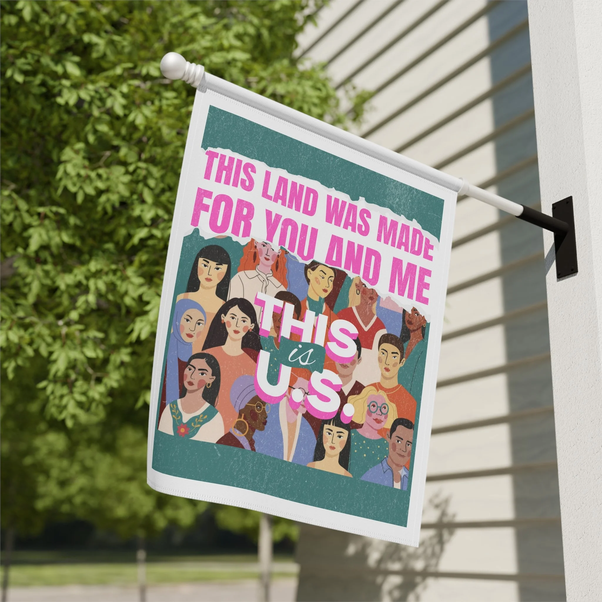 This is US - Garden Flag / House Banner