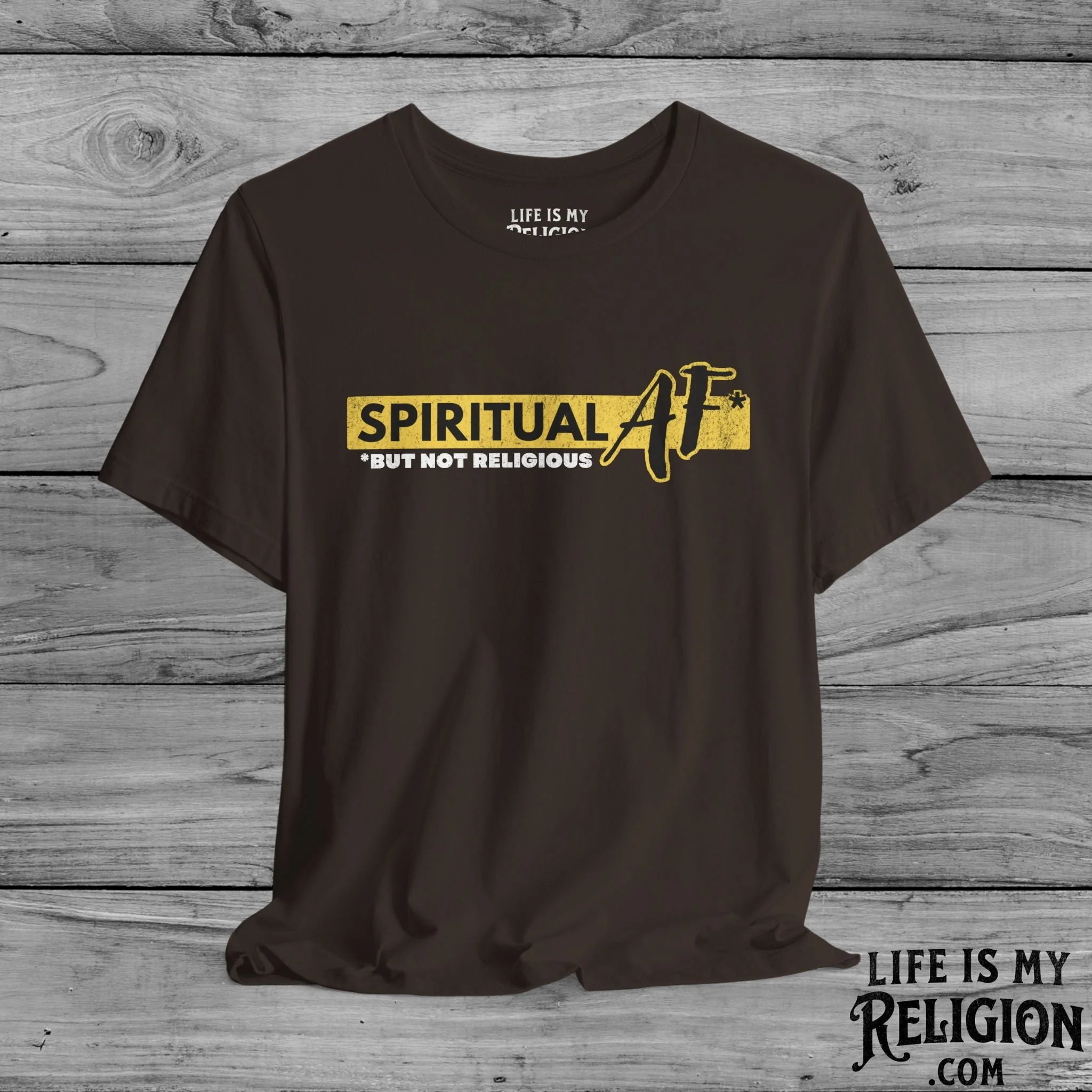 Spiritual AF But Not Religious - Short Sleeve Tee