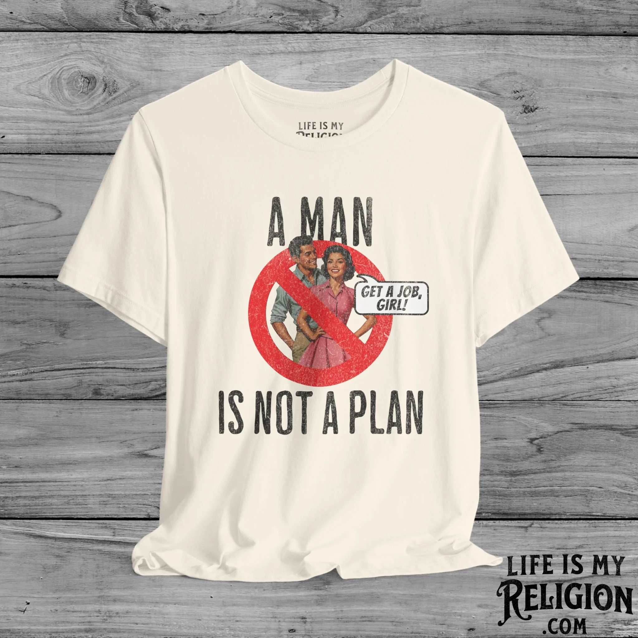 A Man Is Not a Plan (Couple G) - Short Sleeve Tee