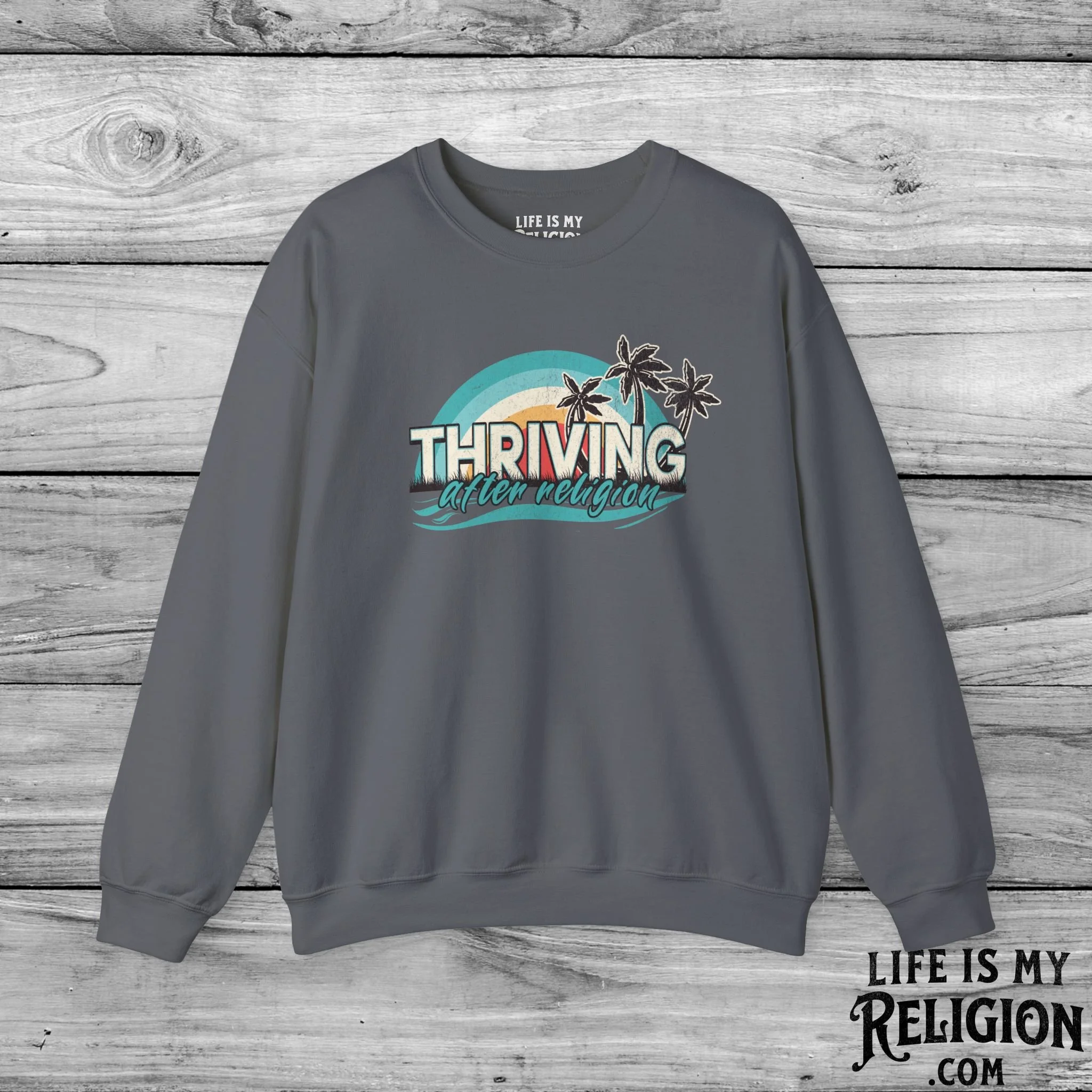 Thriving After Religion (Beach) - Crewneck Sweatshirt