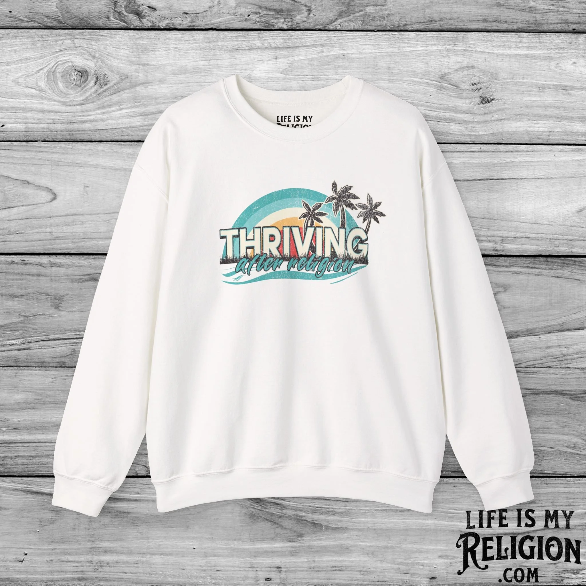 Thriving After Religion (Beach) - Crewneck Sweatshirt