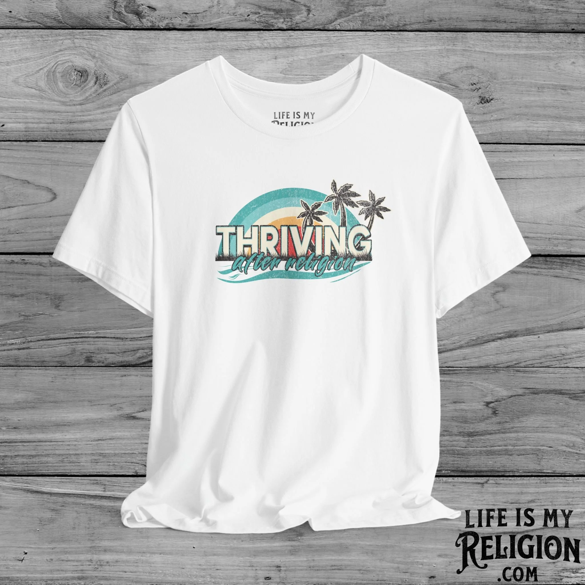 Thriving After Religion (Beach) - Short Sleeve Tee