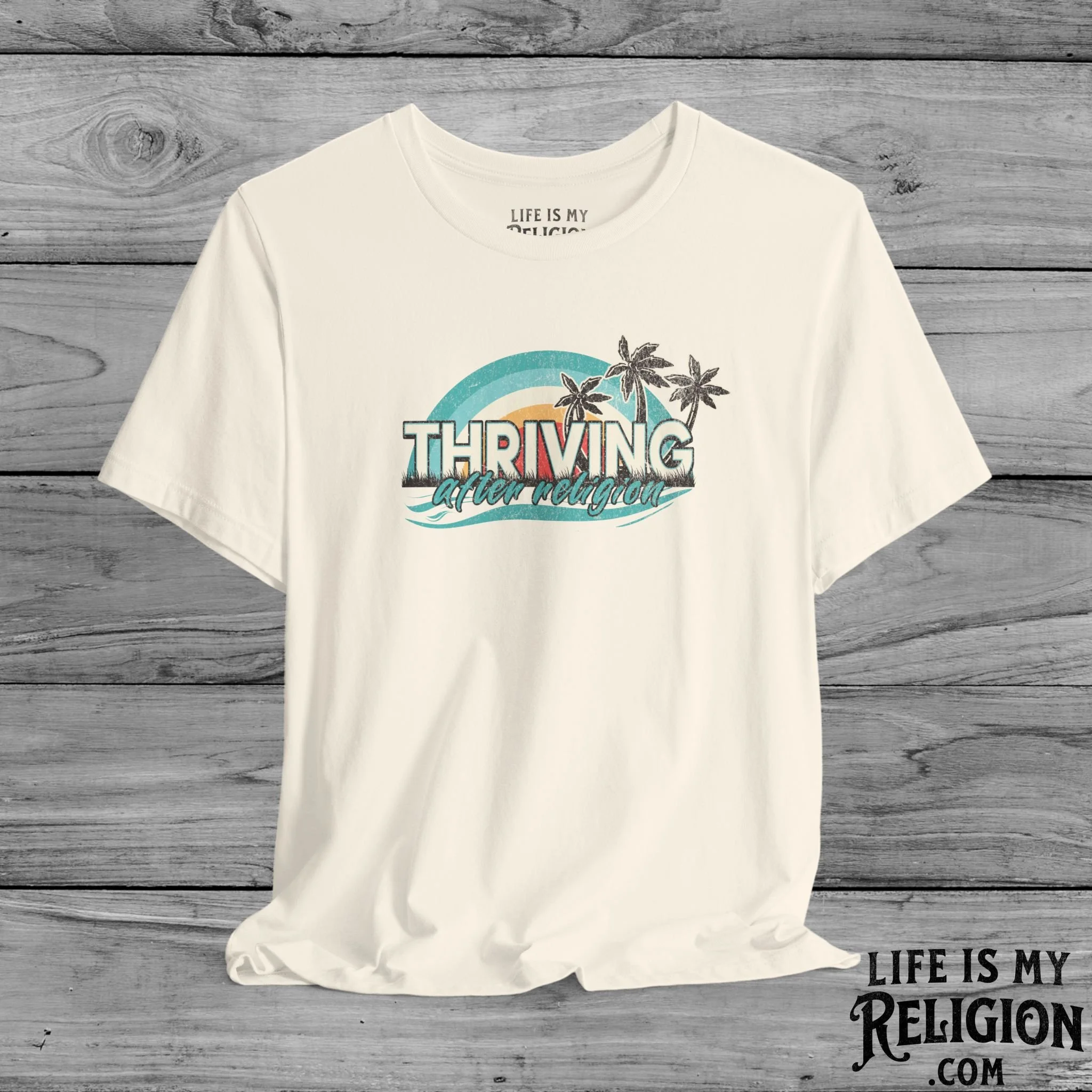 Thriving After Religion (Beach) - Short Sleeve Tee
