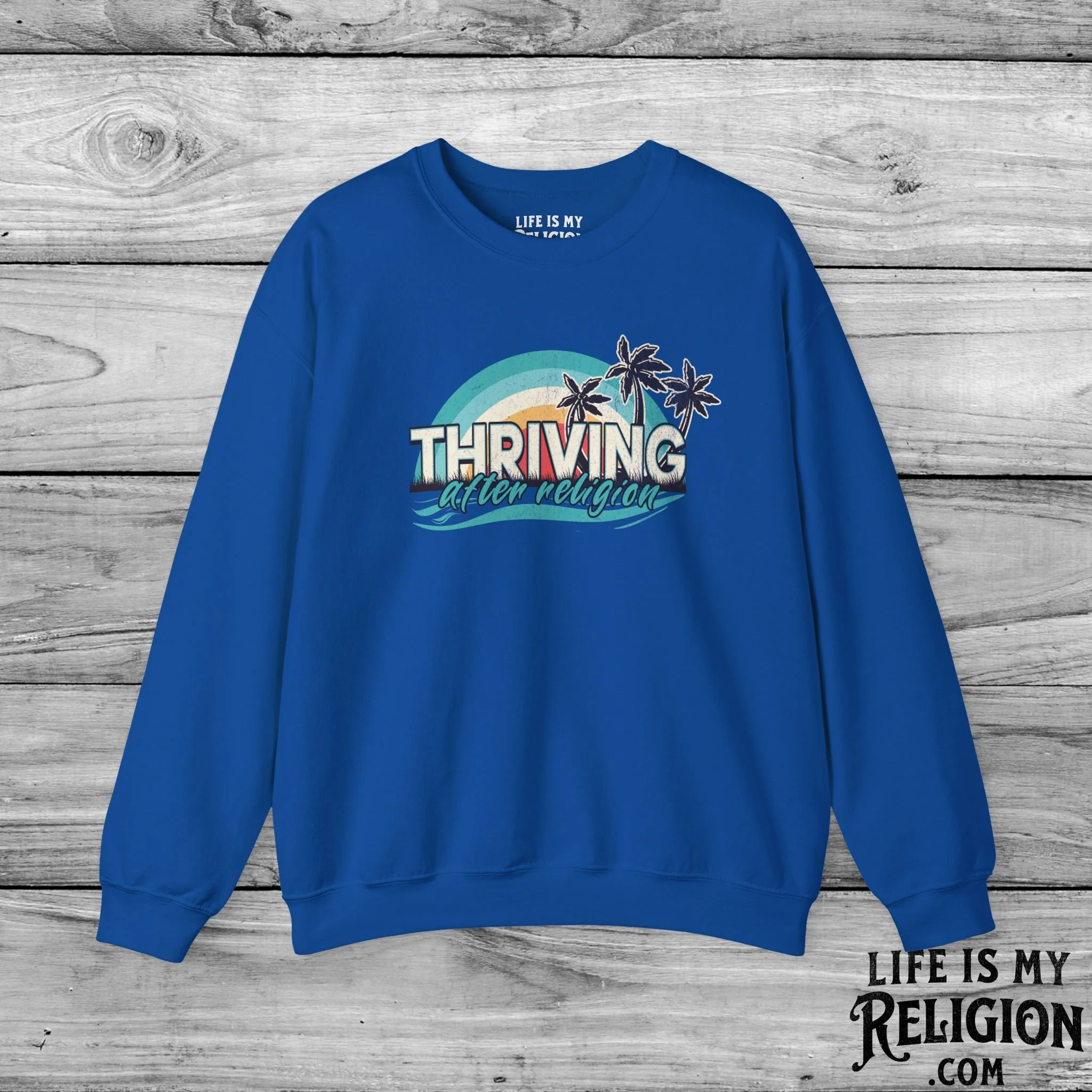 Thriving After Religion (Beach) - Crewneck Sweatshirt