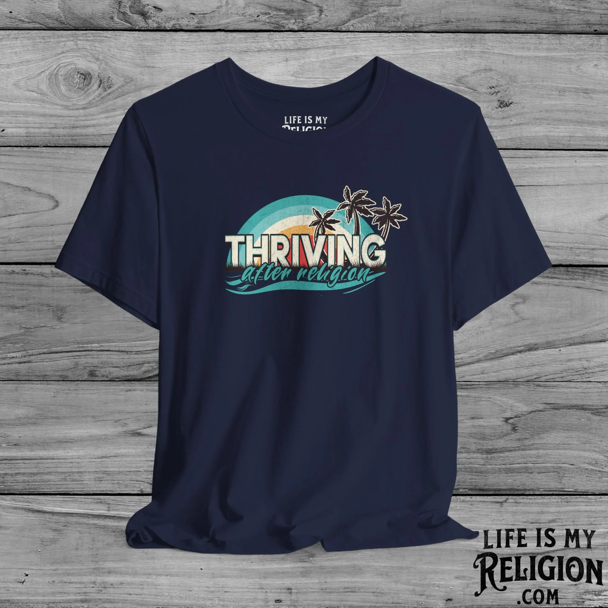 Thriving After Religion (Beach) - Short Sleeve Tee
