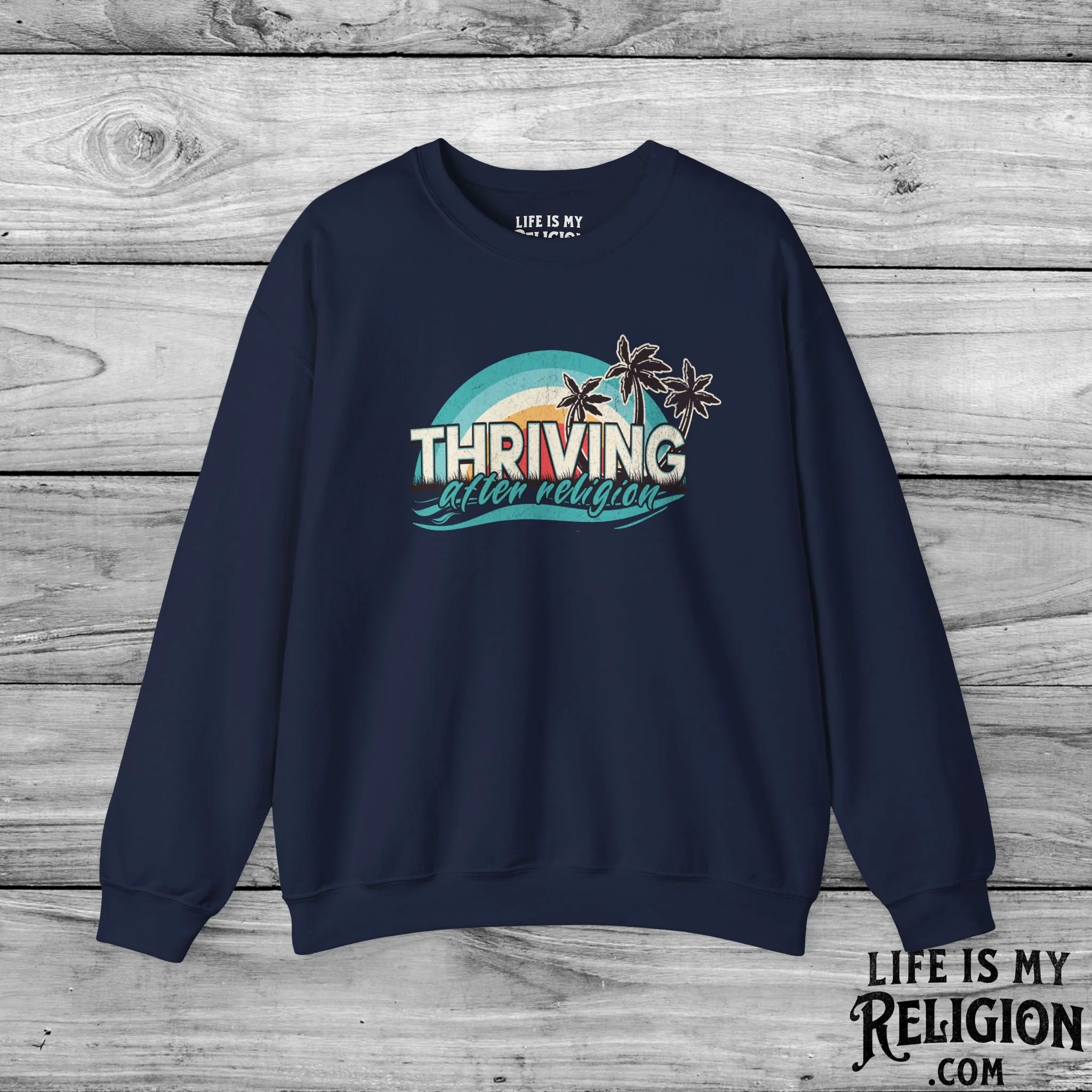Thriving After Religion (Beach) - Crewneck Sweatshirt