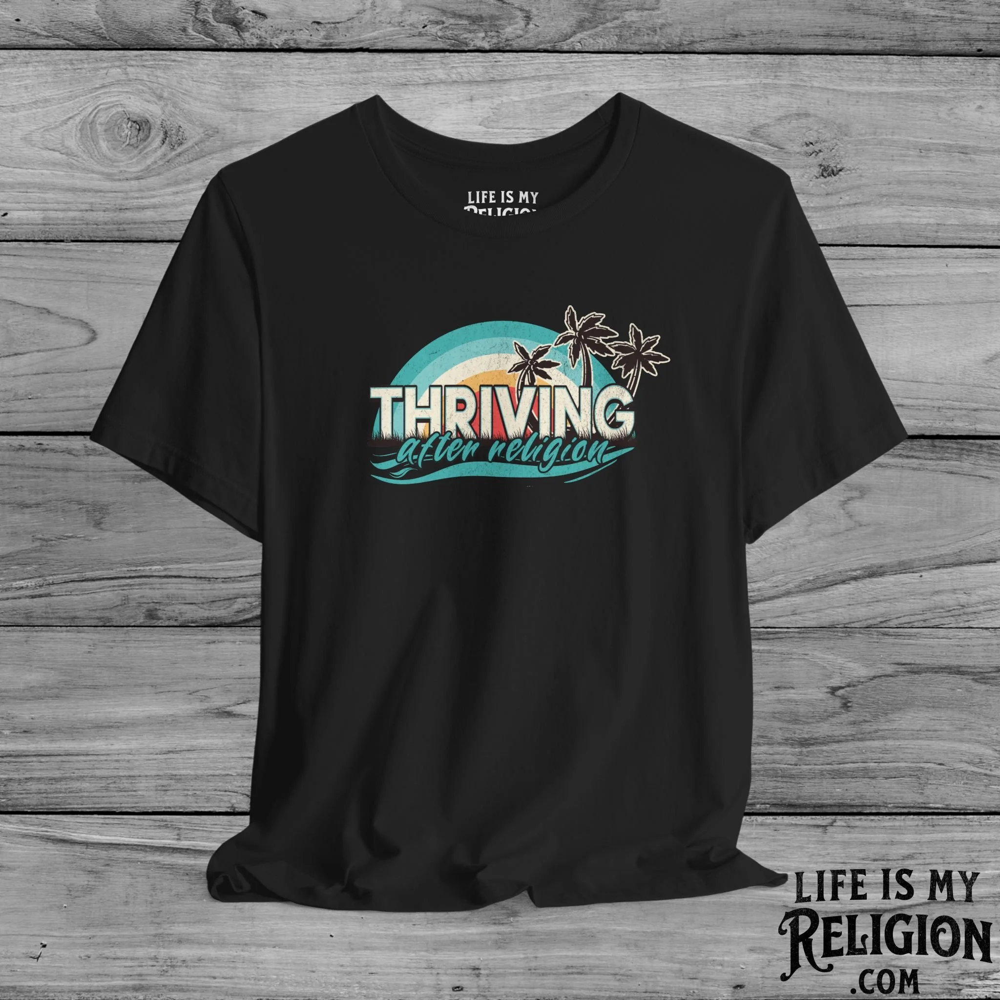 Thriving After Religion (Beach) - Short Sleeve Tee