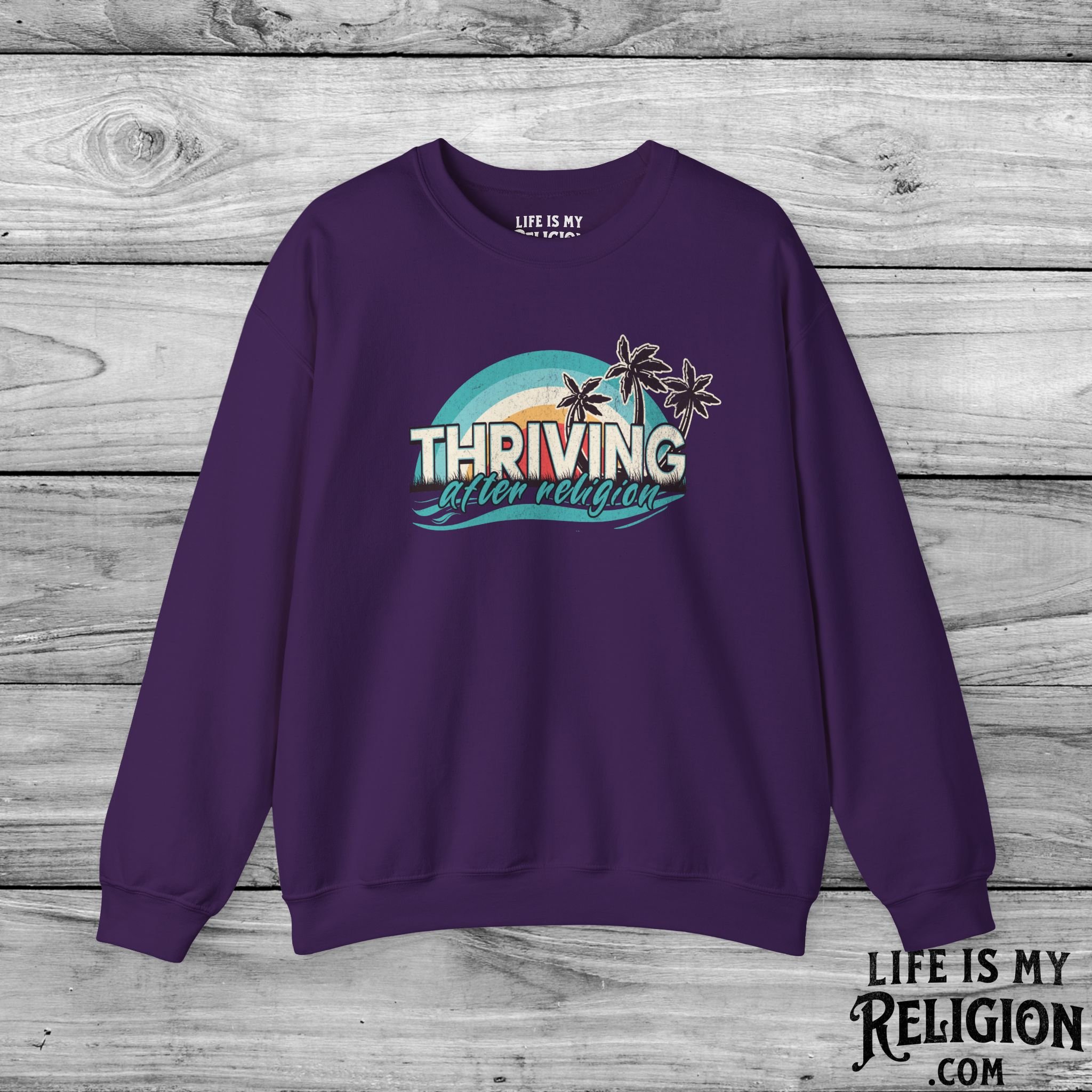 Thriving After Religion (Beach) - Crewneck Sweatshirt
