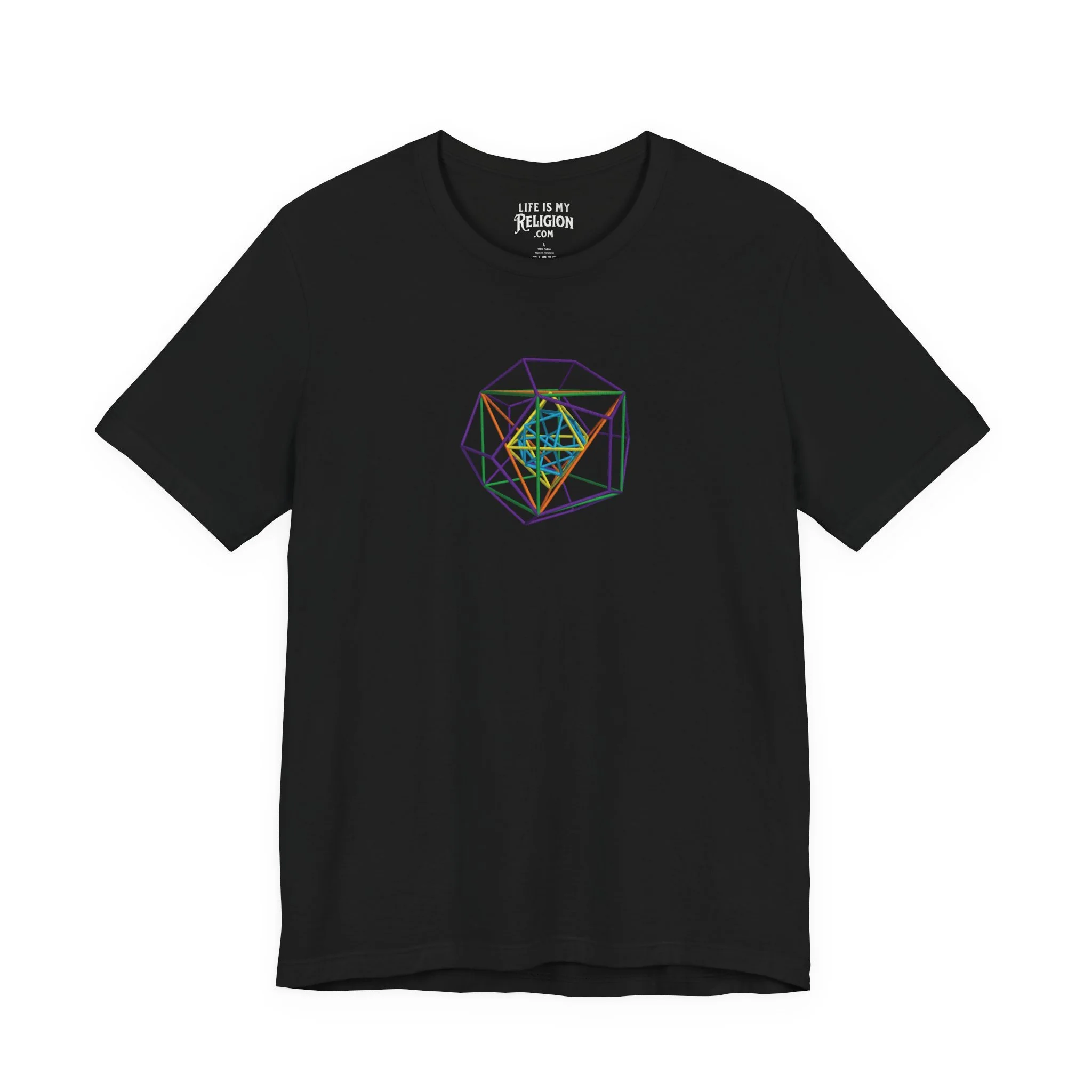 Metatron's Cube 3D Sm Print - T-Shirt