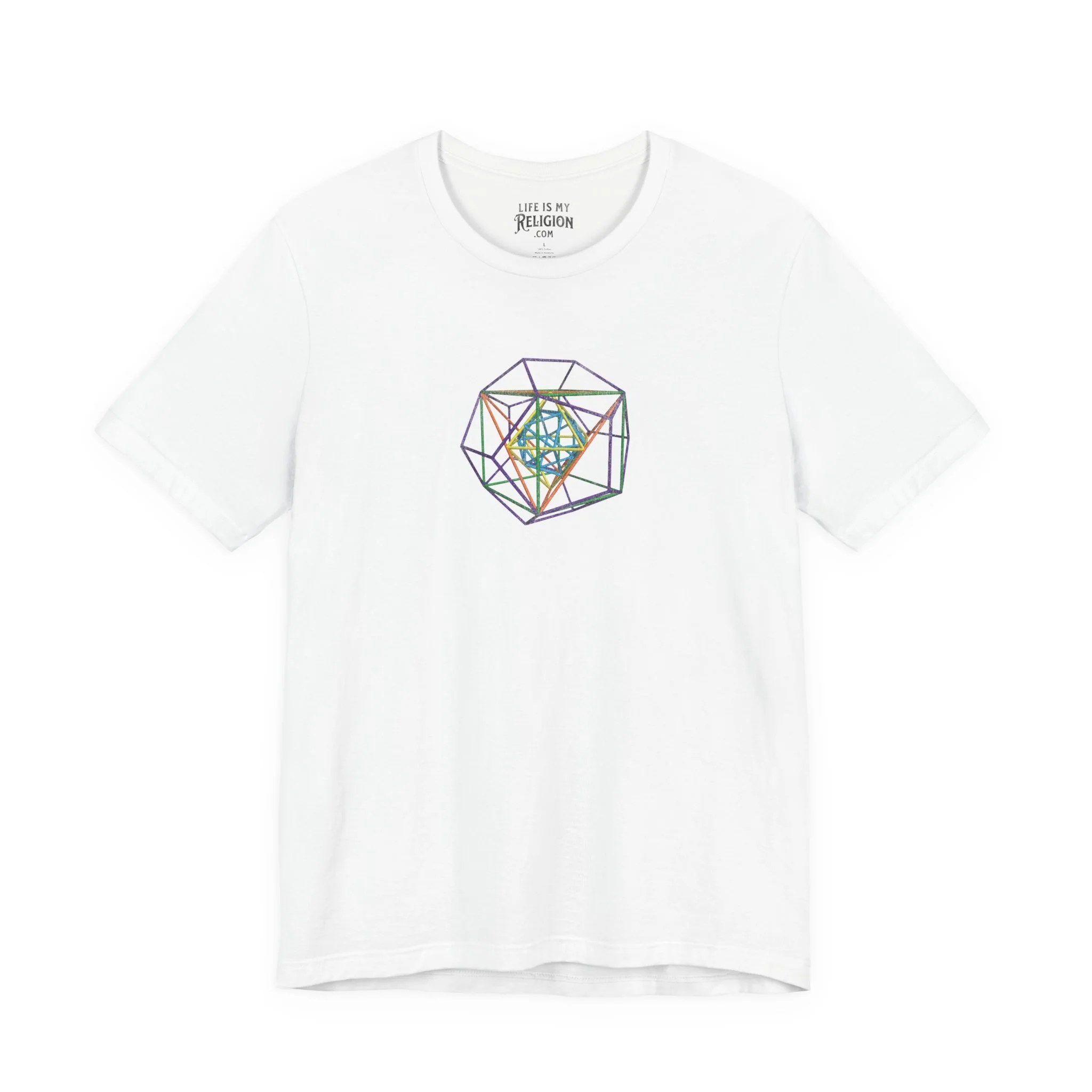 Metatron's Cube 3D Sm Print - T-Shirt