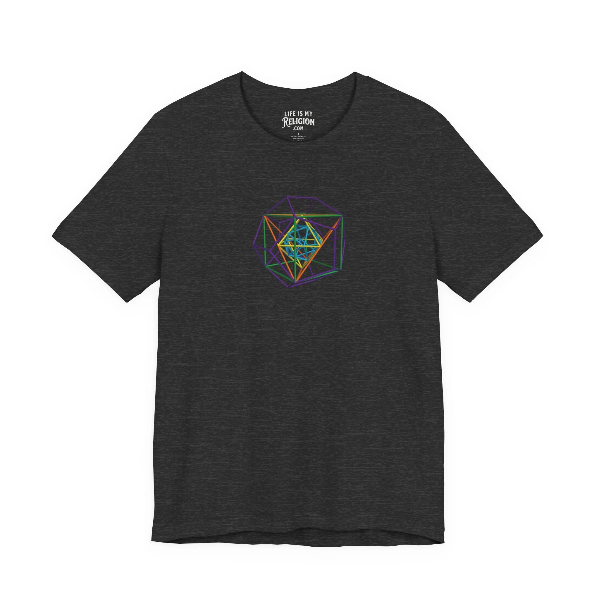Metatron's Cube 3D Sm Print - T-Shirt