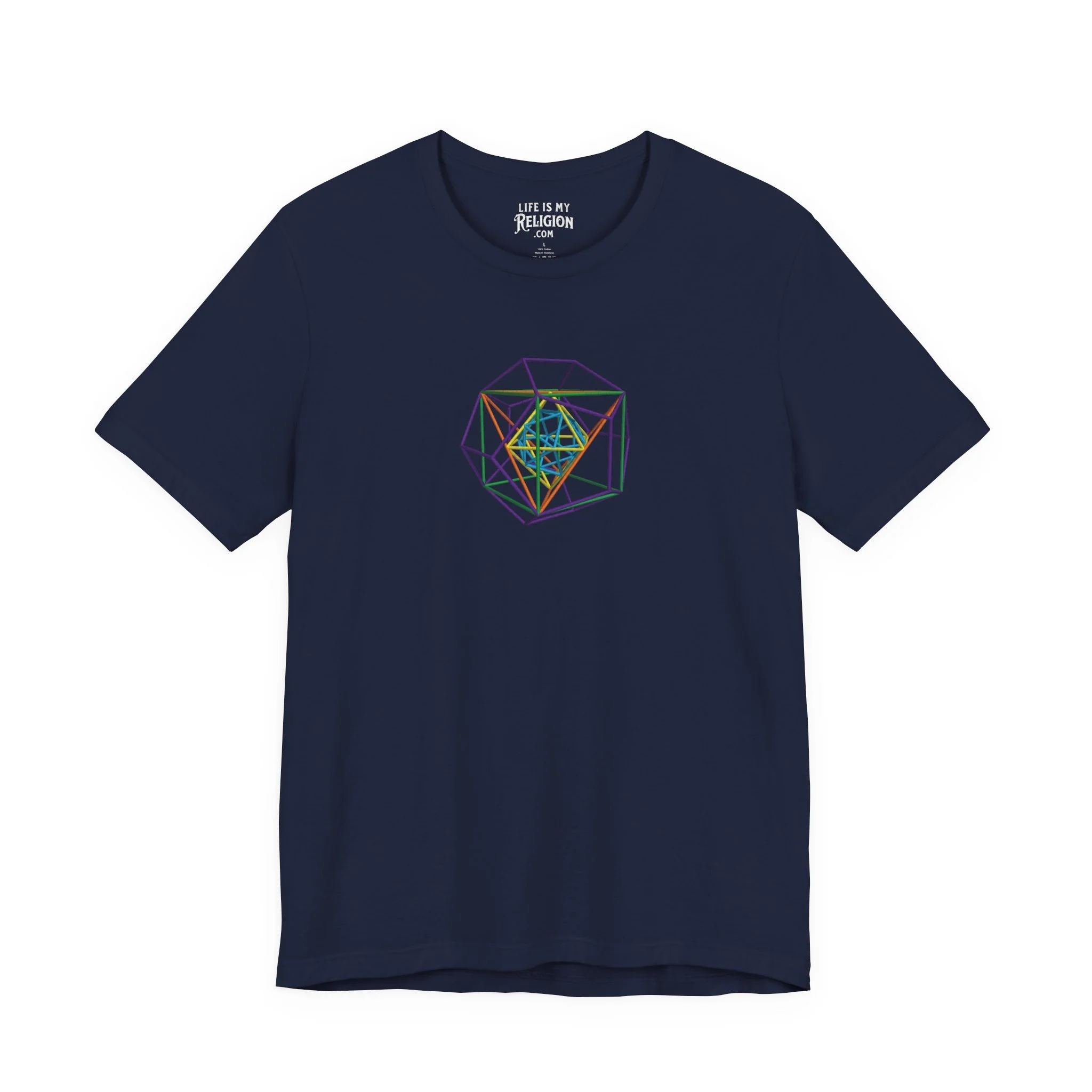 Metatron's Cube 3D Sm Print - T-Shirt