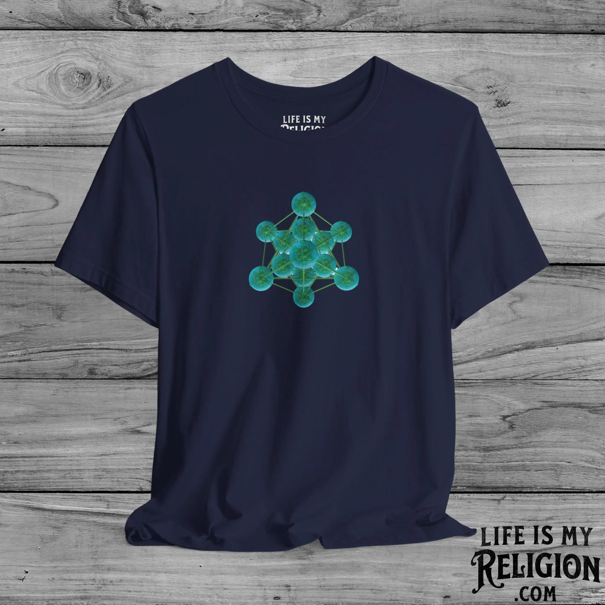 Metatron's Cube Sm Print - T-Shirt