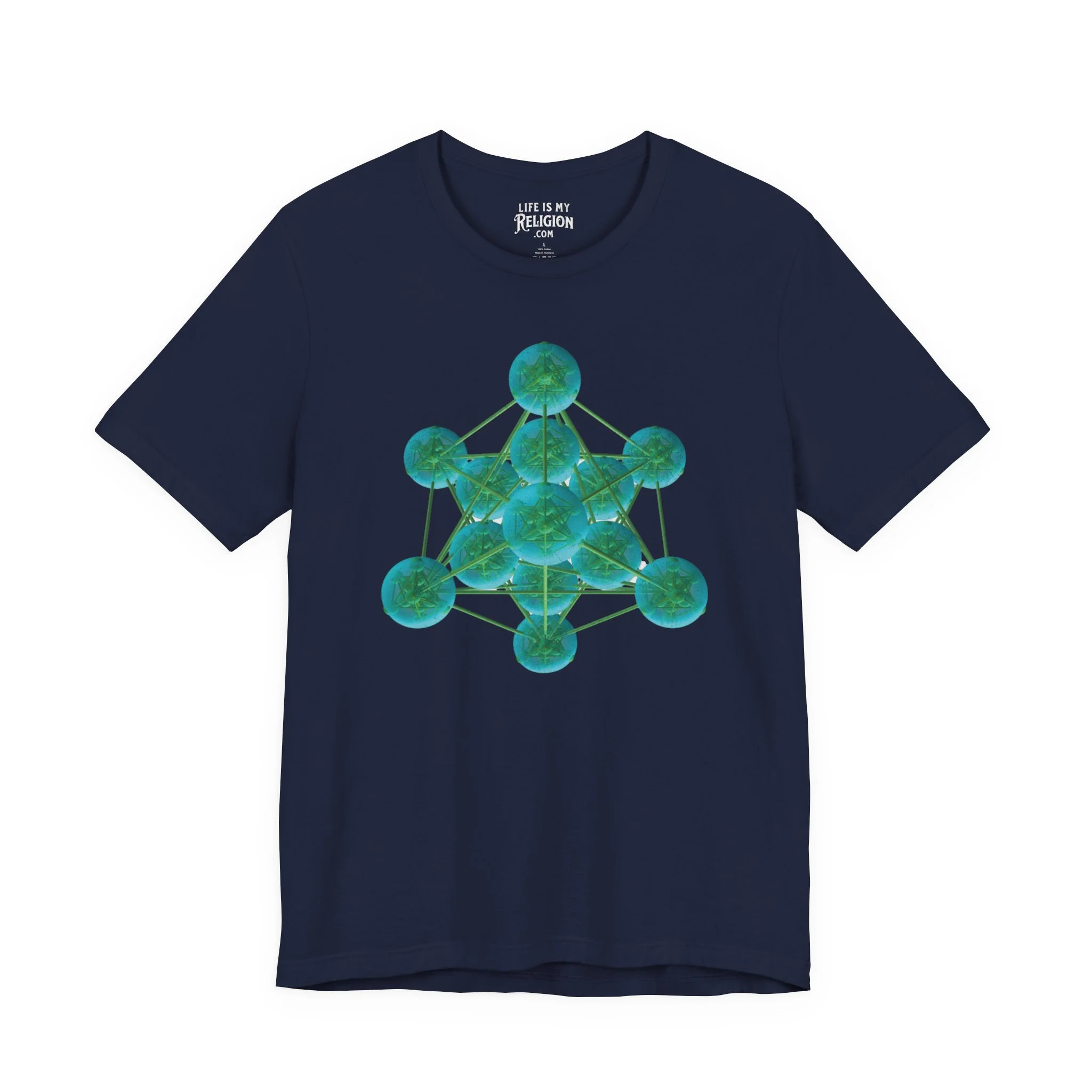 Metatron's Cube Lg Print - T-Shirt