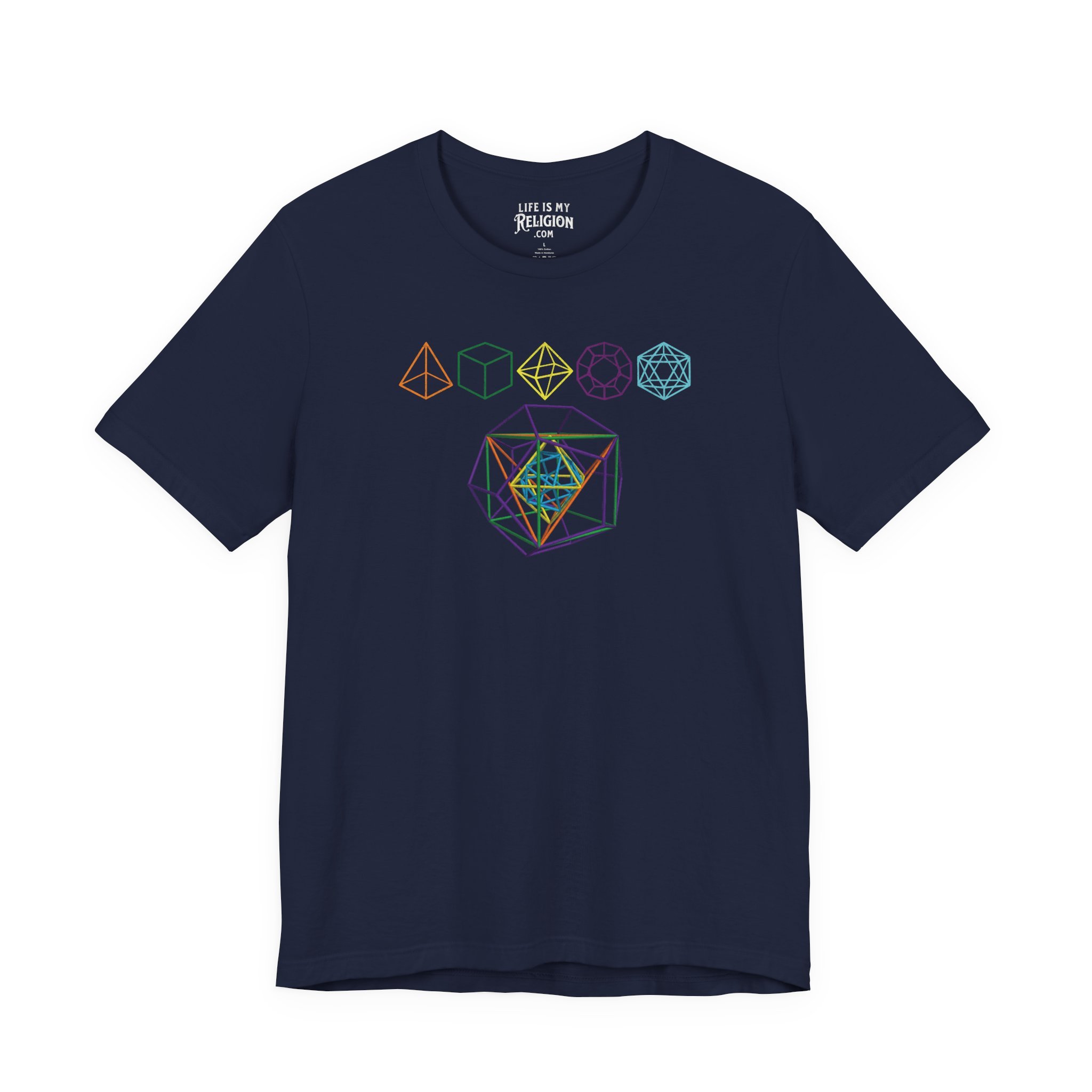 Metatron's Cube/Platonic Solids - T-Shirt