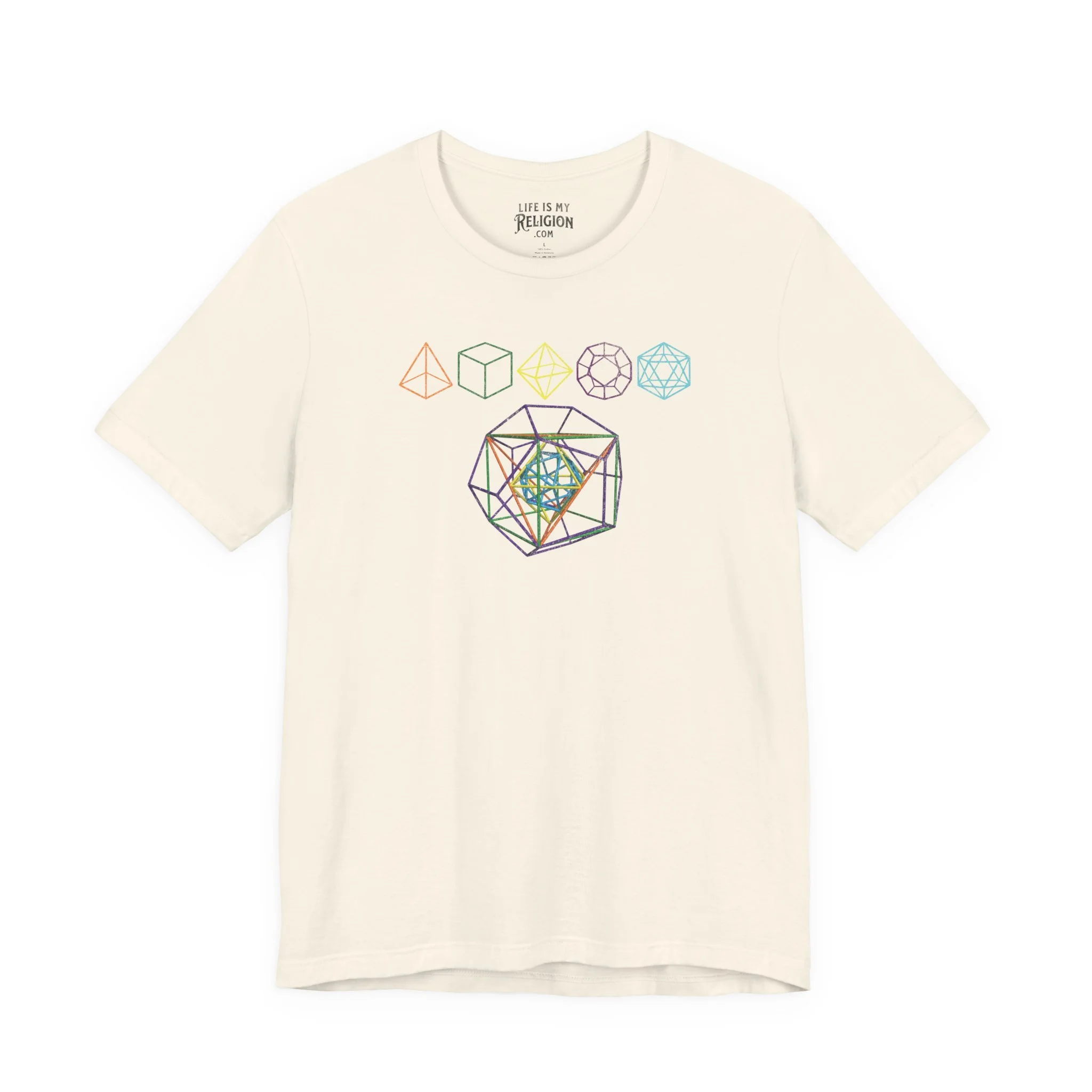 Metatron's Cube/Platonic Solids - T-Shirt