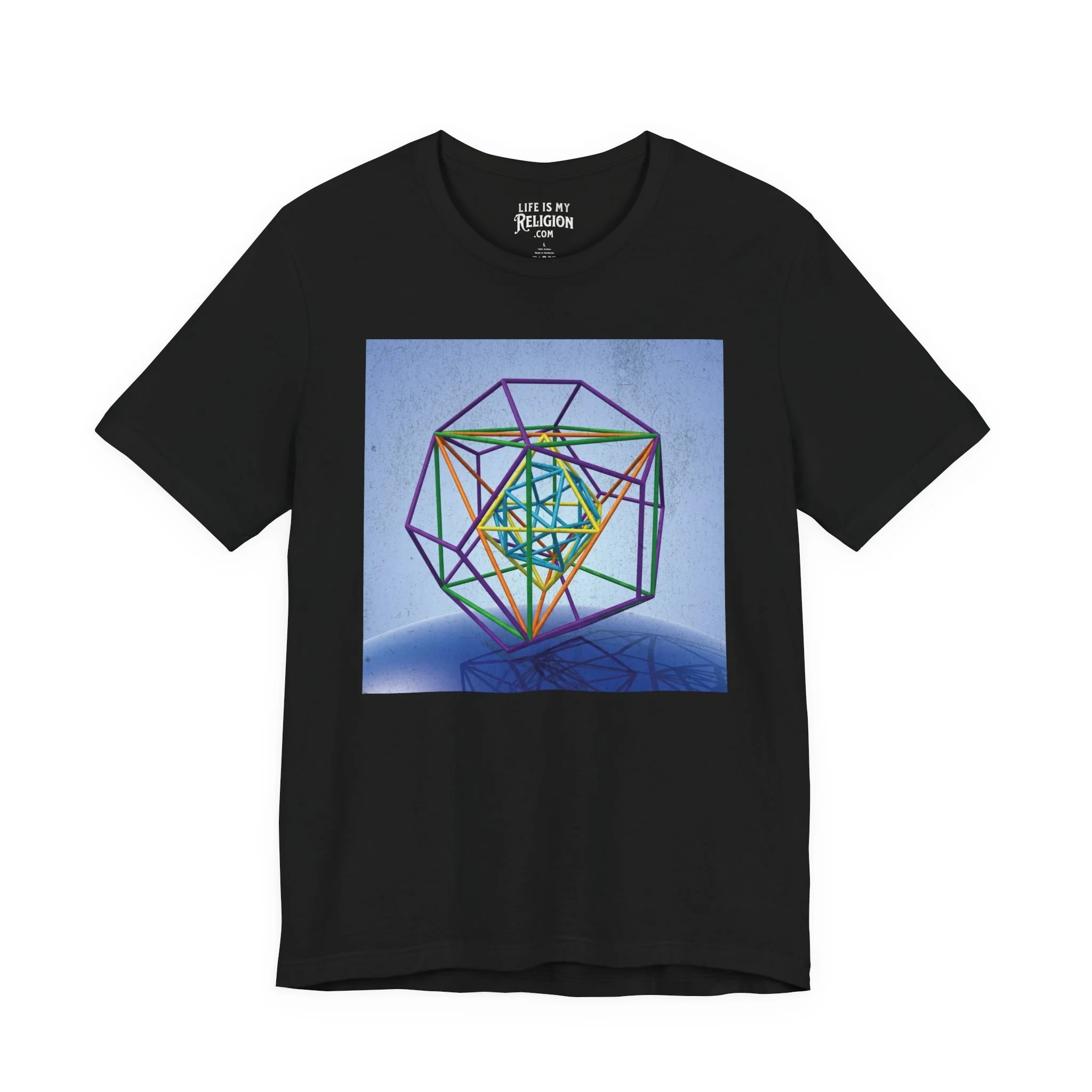 Metatron's Cube Over Earth - T-Shirt