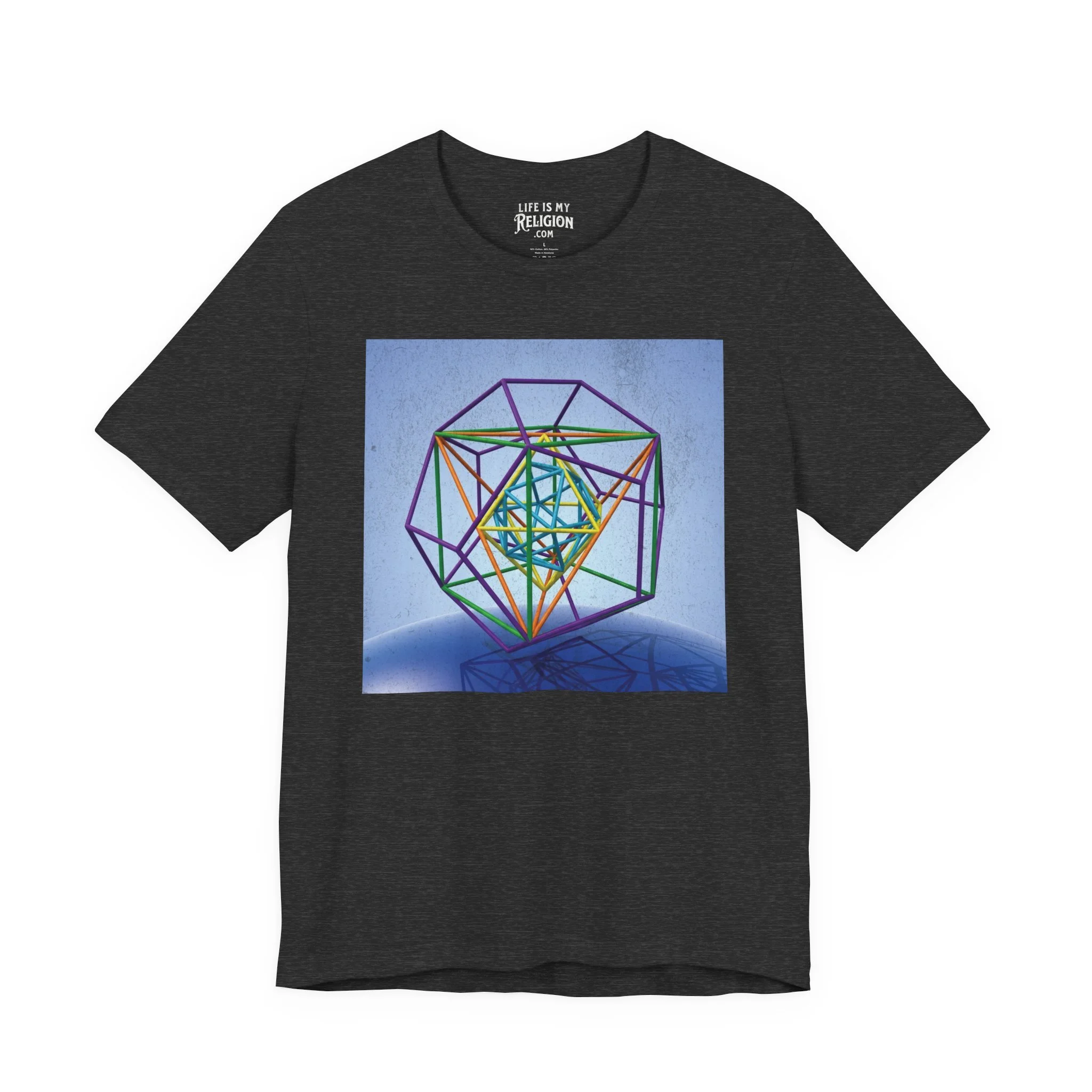 Metatron's Cube Over Earth - T-Shirt