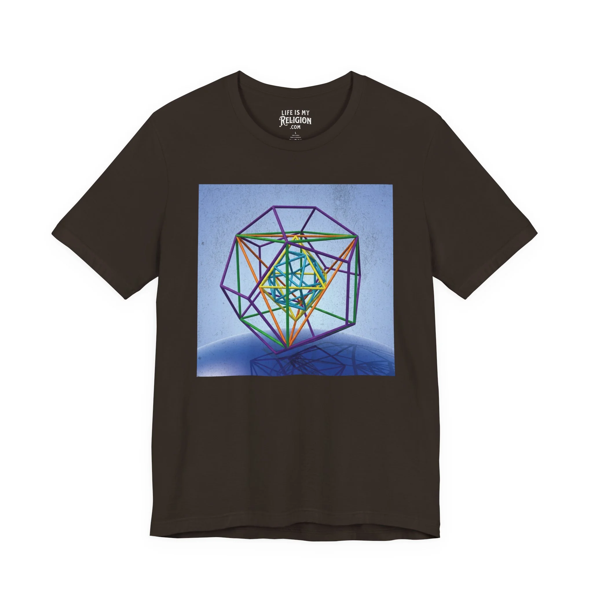Metatron's Cube Over Earth - T-Shirt
