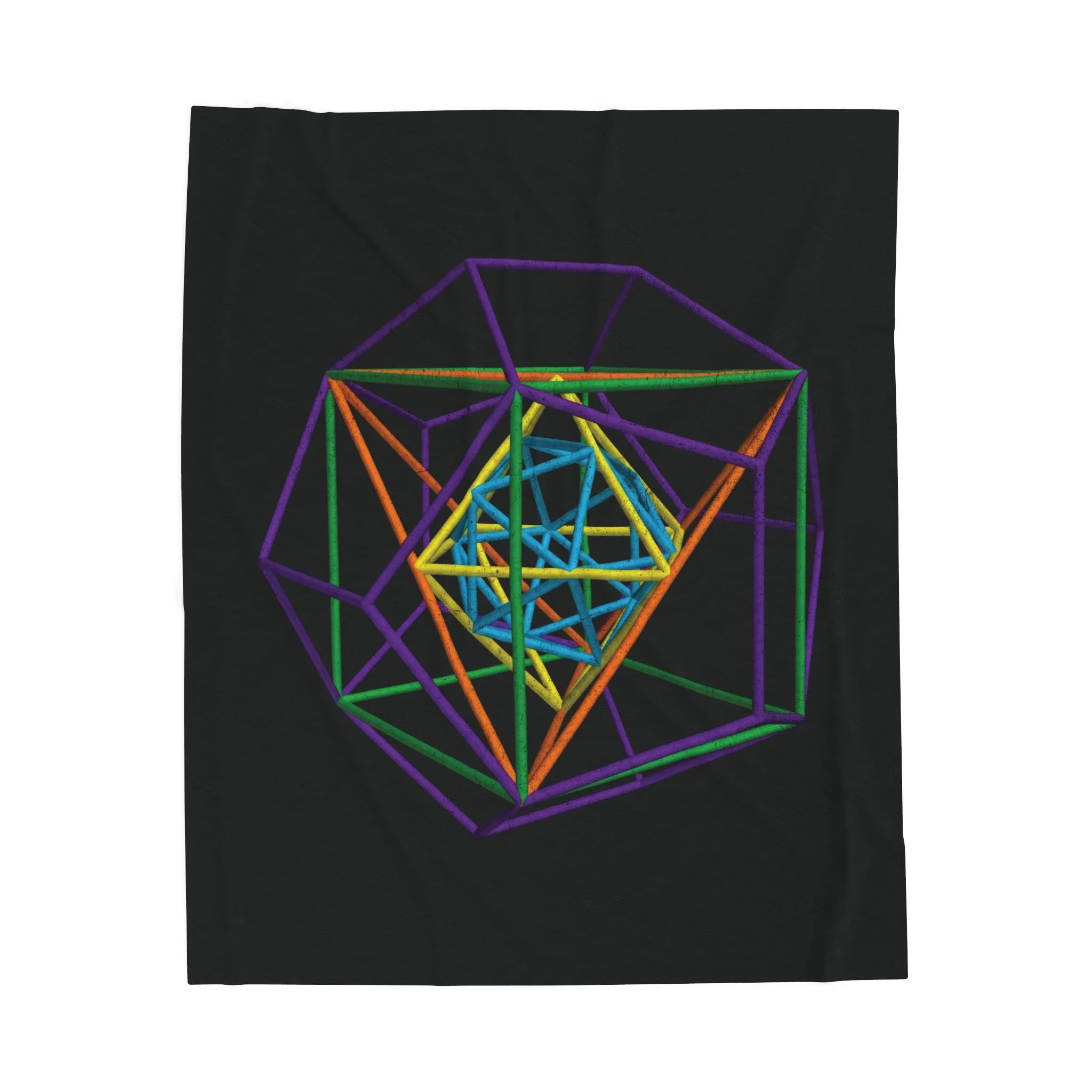Metatron's Cube 3D - 50x60 Blanket