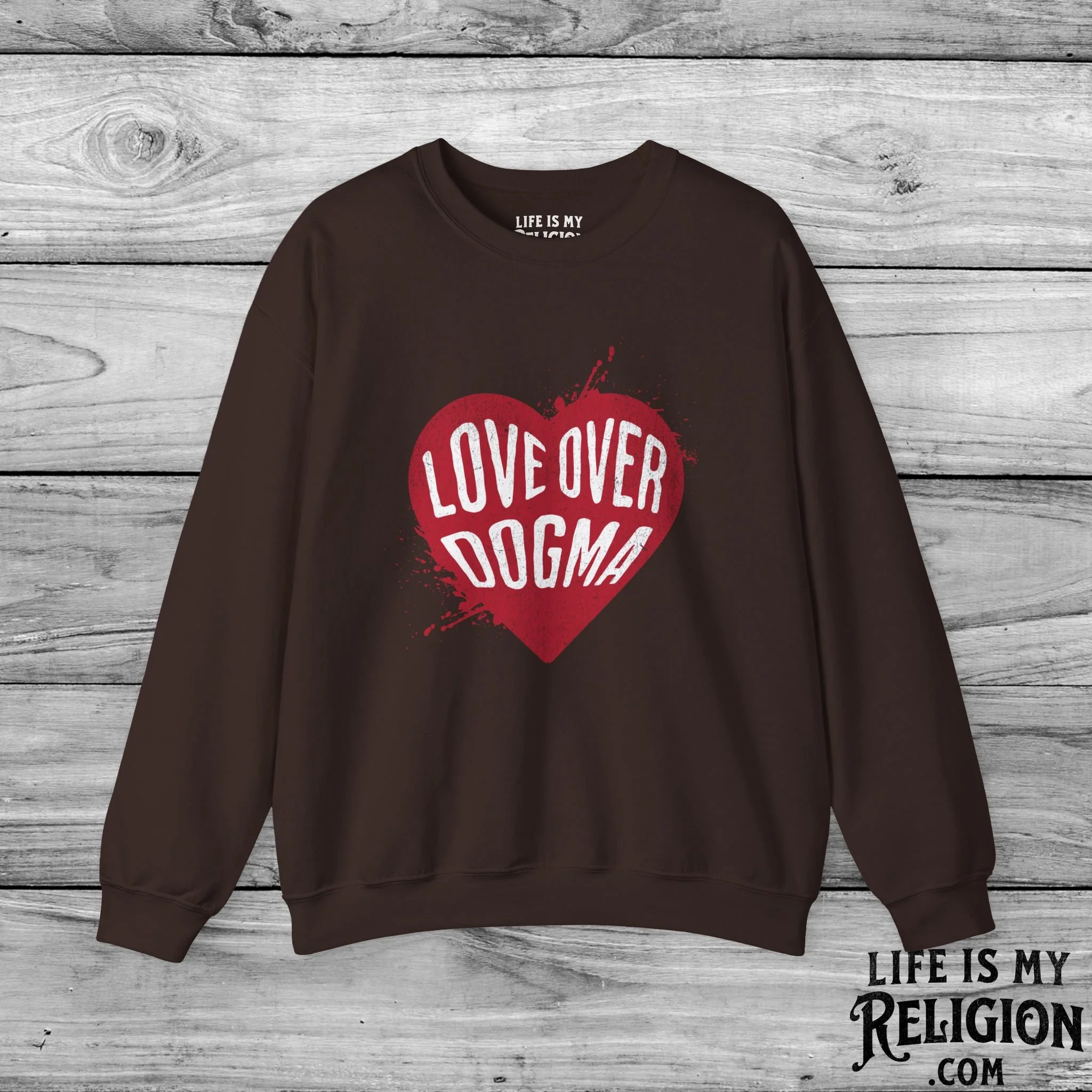 Love Over Dogma - Crewneck Sweatshirt