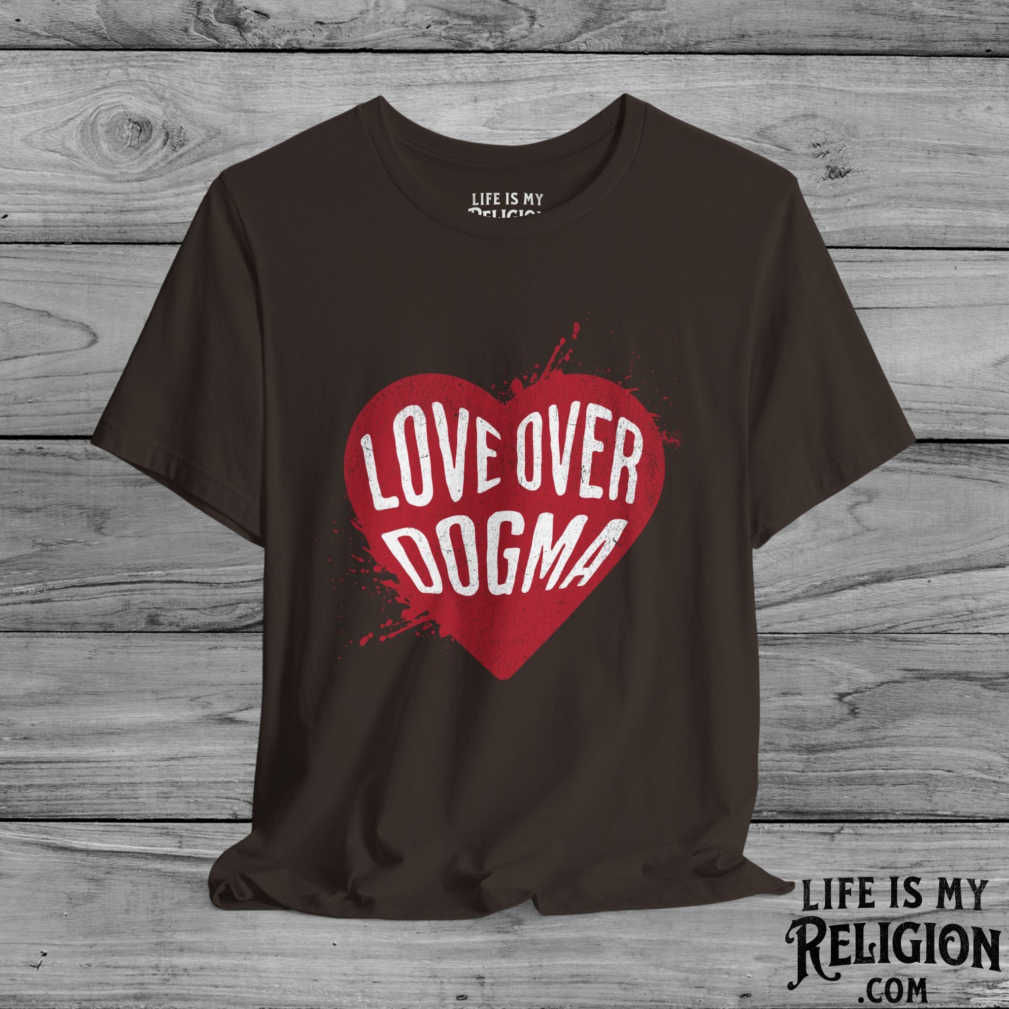 Love Over Dogma - Short Sleeve Tee
