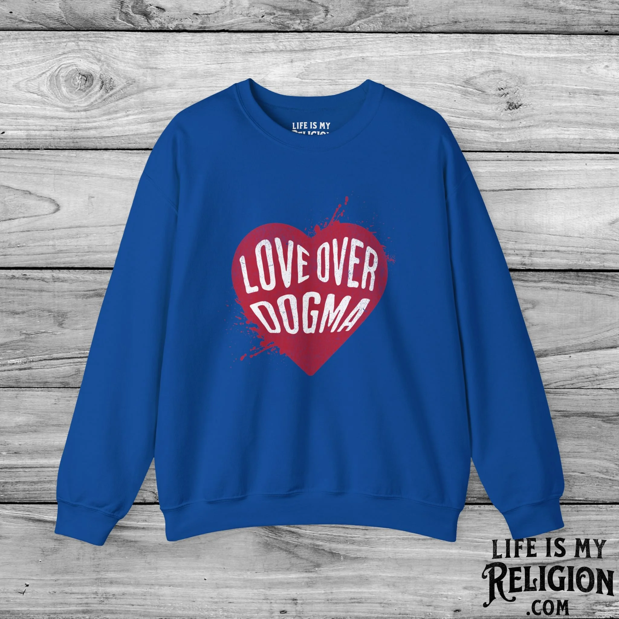 Love Over Dogma - Crewneck Sweatshirt