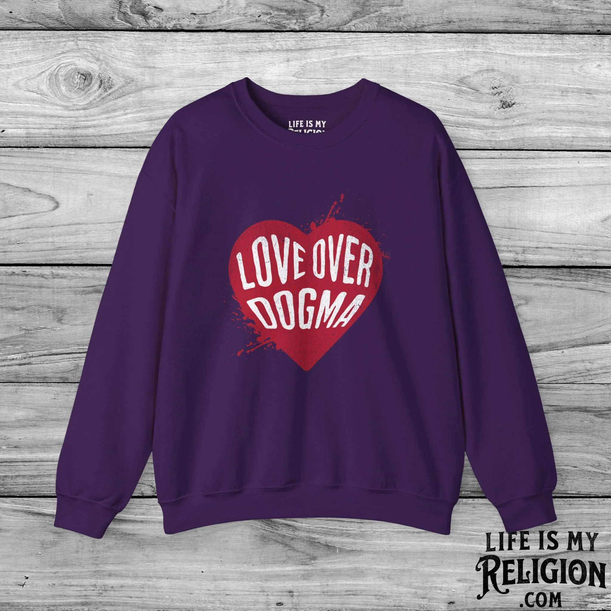 Love Over Dogma - Crewneck Sweatshirt