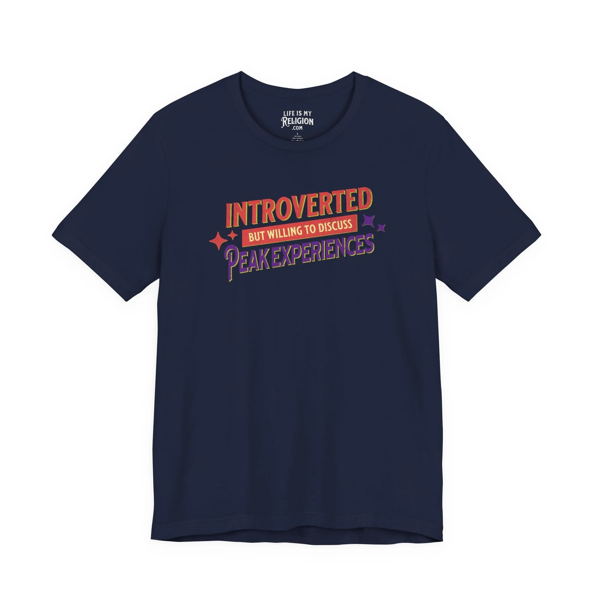 Introverted But Willing to Discuss Peak Experiences - Short Sleeve Tee