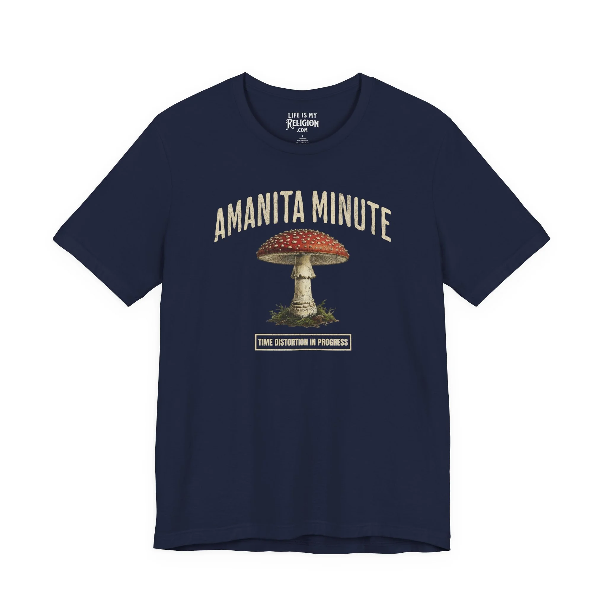 Amanita Minute: Time Distortion In Progress - Short Sleeve Tee