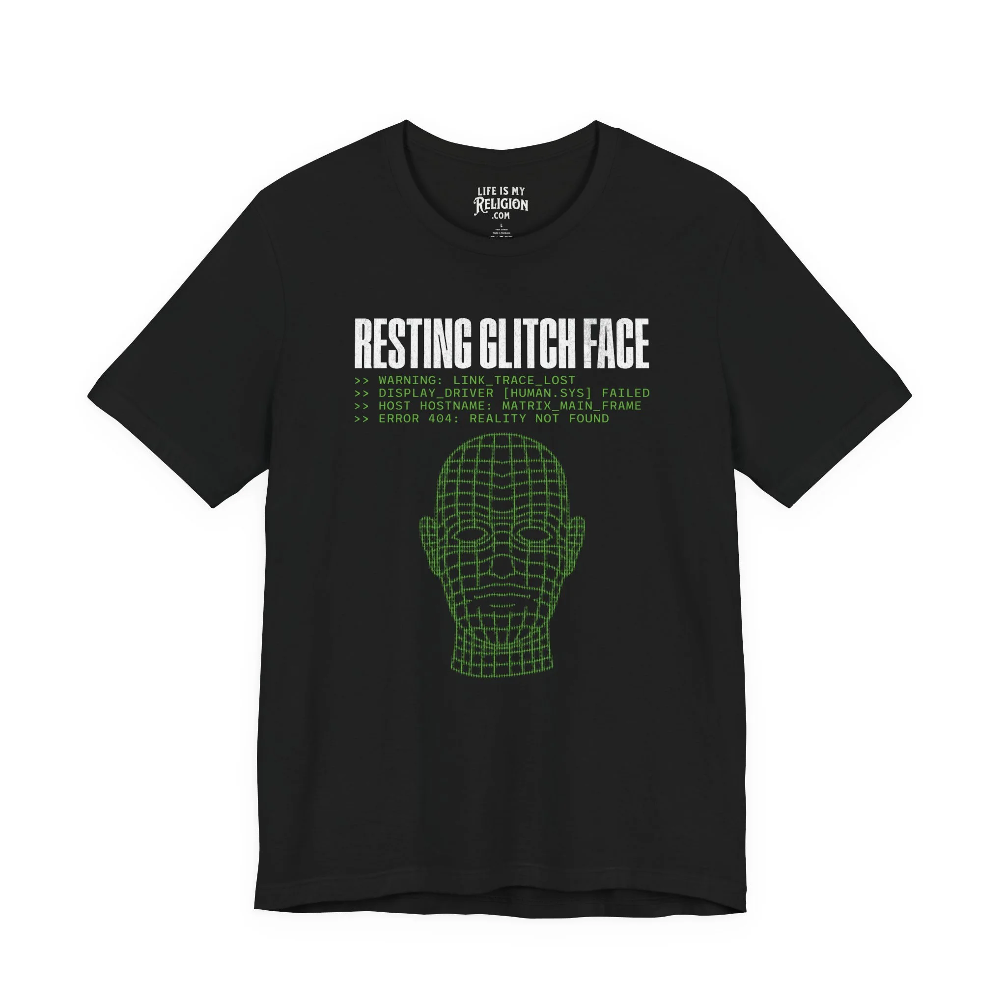 Resting Glitch Face - Short Sleeve Tee