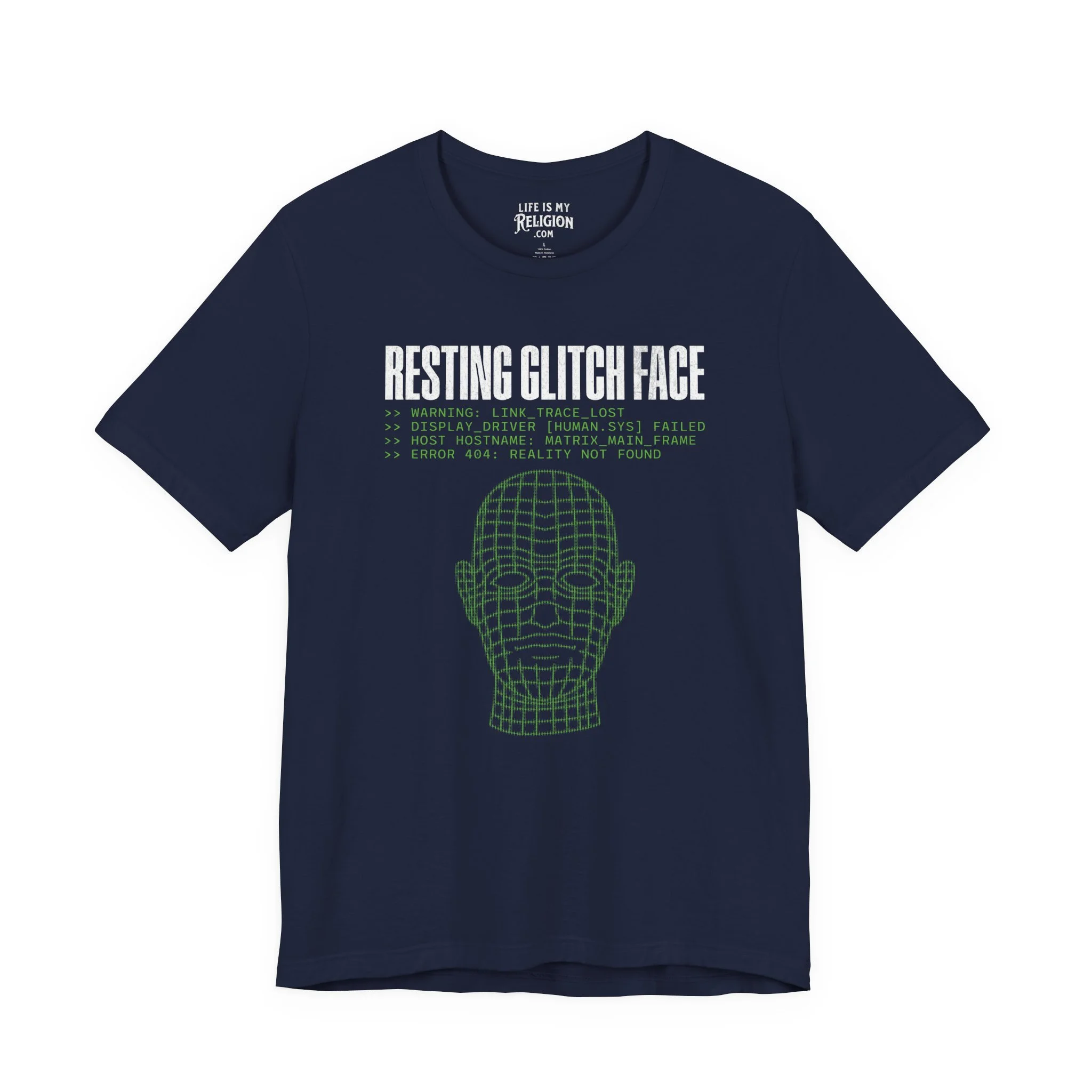 Resting Glitch Face - Short Sleeve Tee