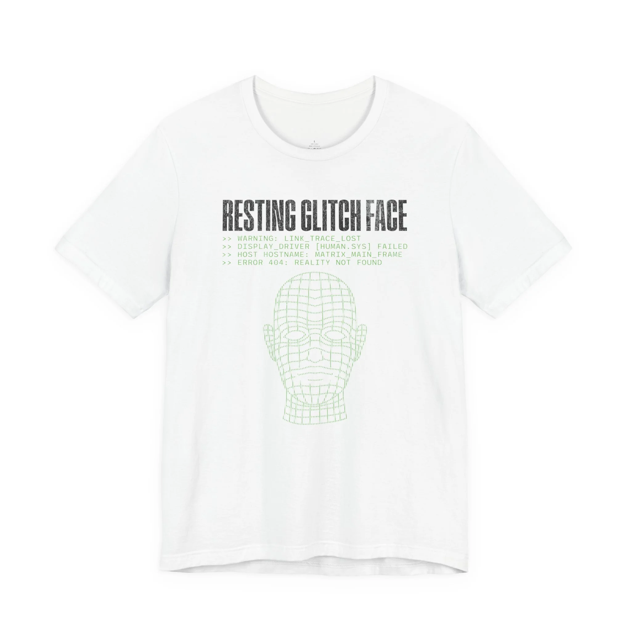 Resting Glitch Face - Short Sleeve Tee