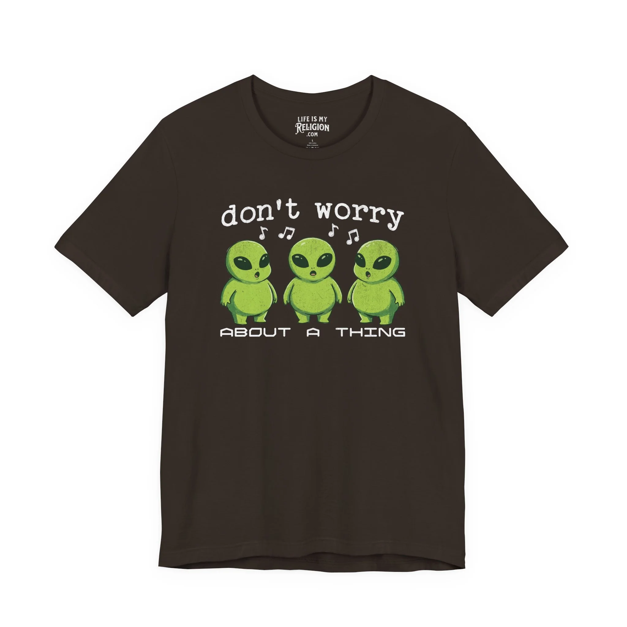 Three Little Aliens: Don't Worry About a Thing - Short Sleeve Tee
