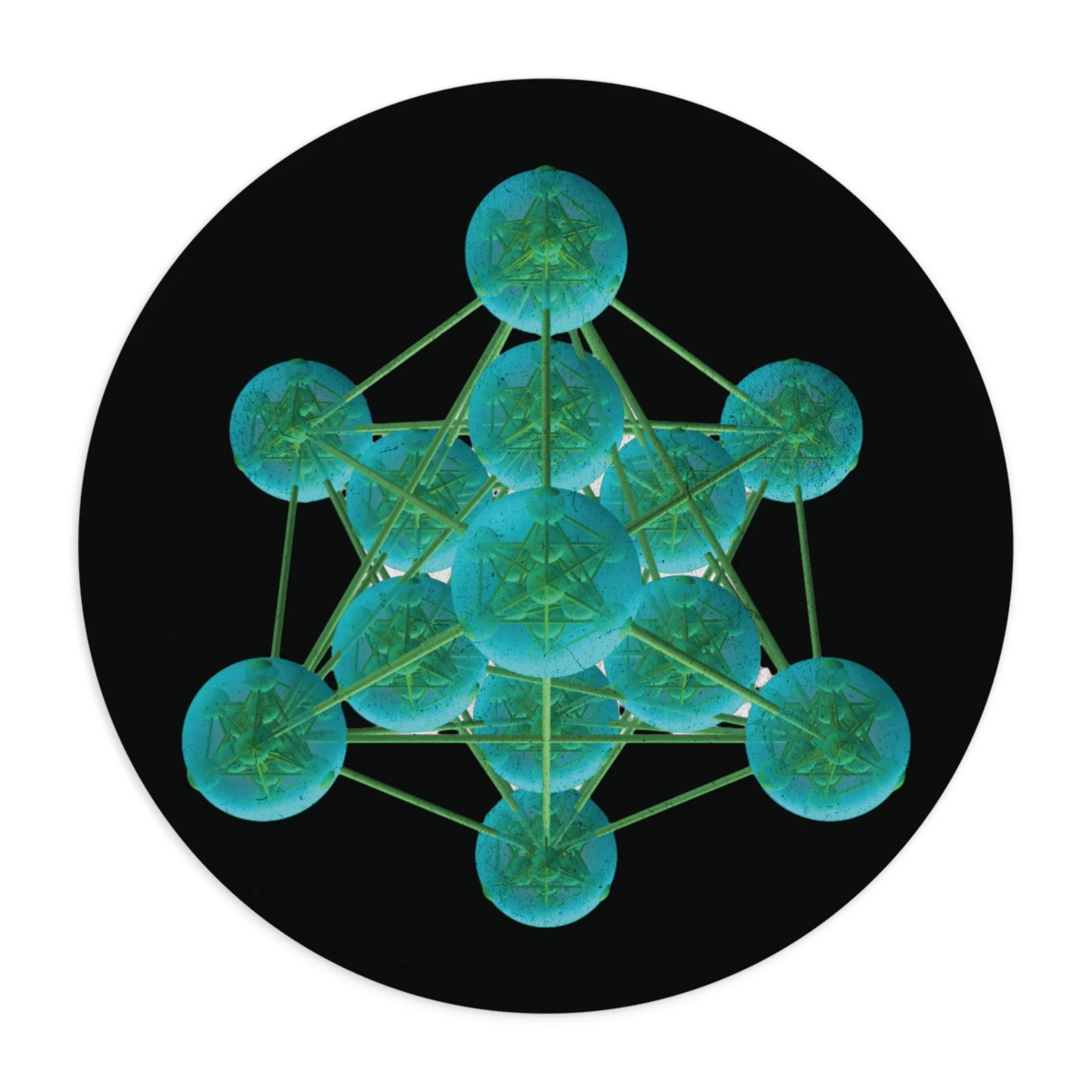 Metatron's Cube - Mouse Pad
