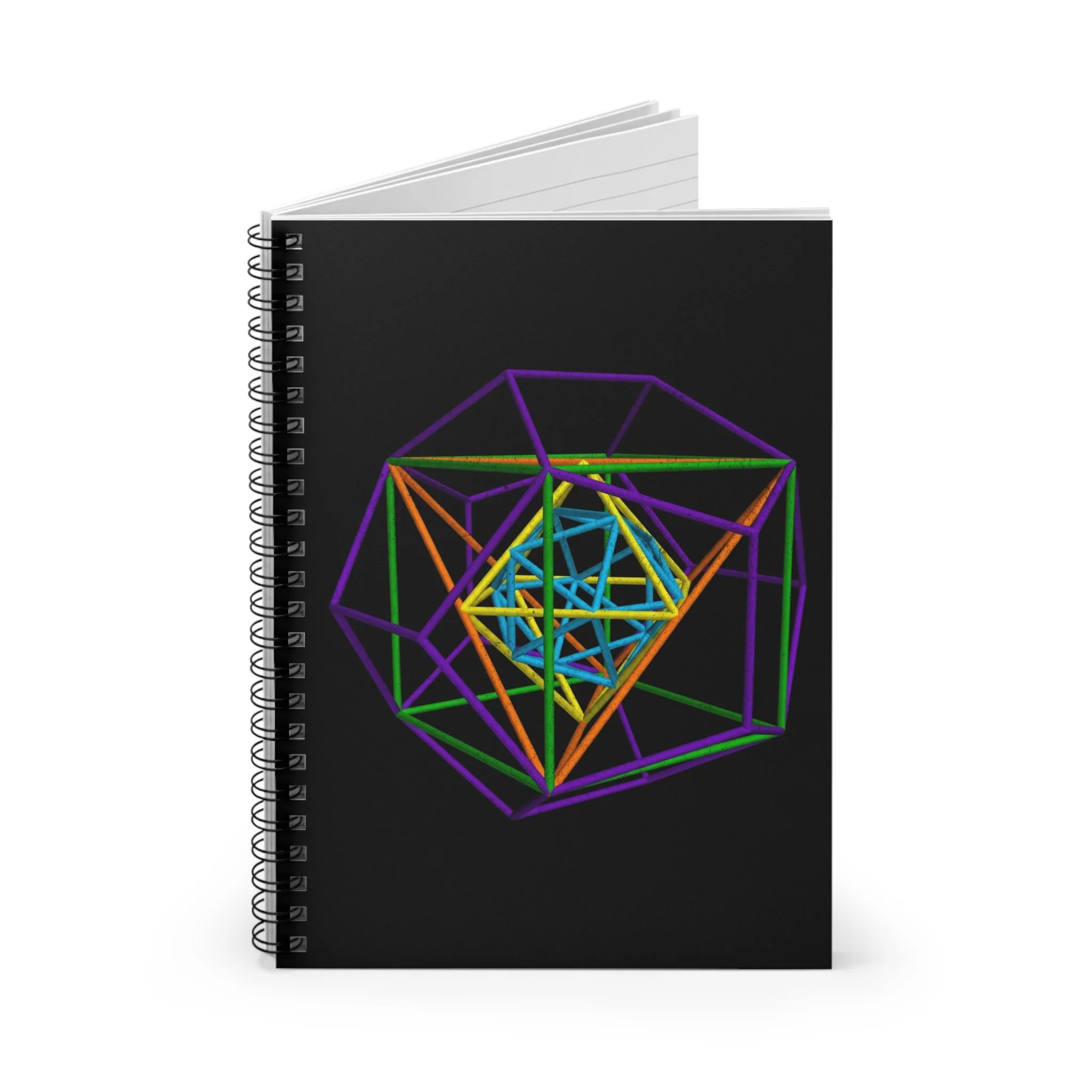 Metatron's Cube 3D - Spiral Notebook/Journal