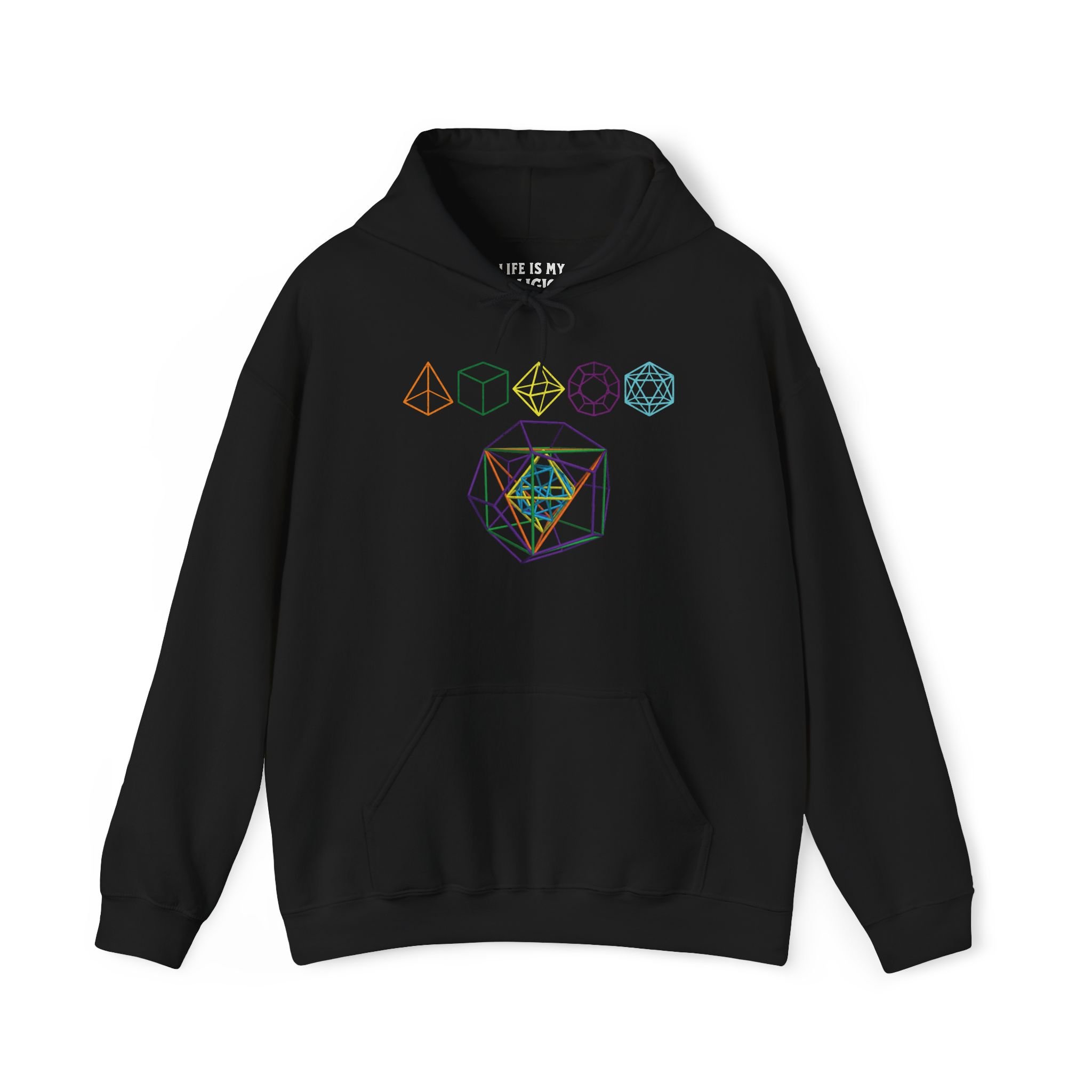Metatron's Cube/Platonic Solids - Hoodie
