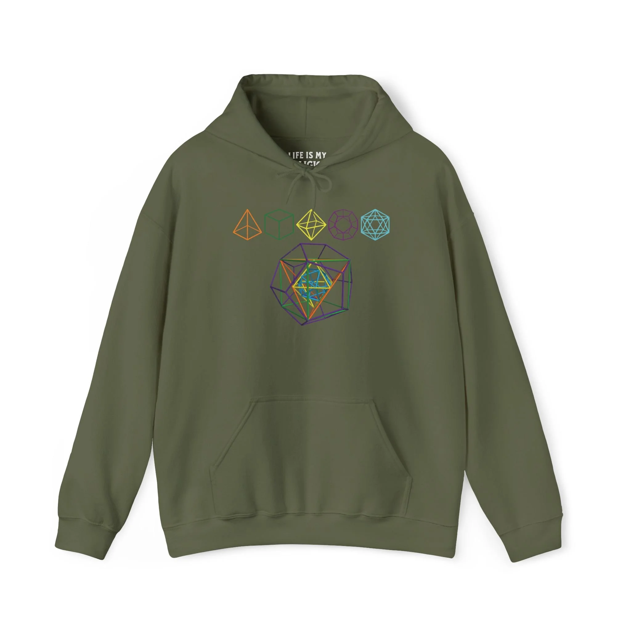 Metatron's Cube/Platonic Solids - Hoodie